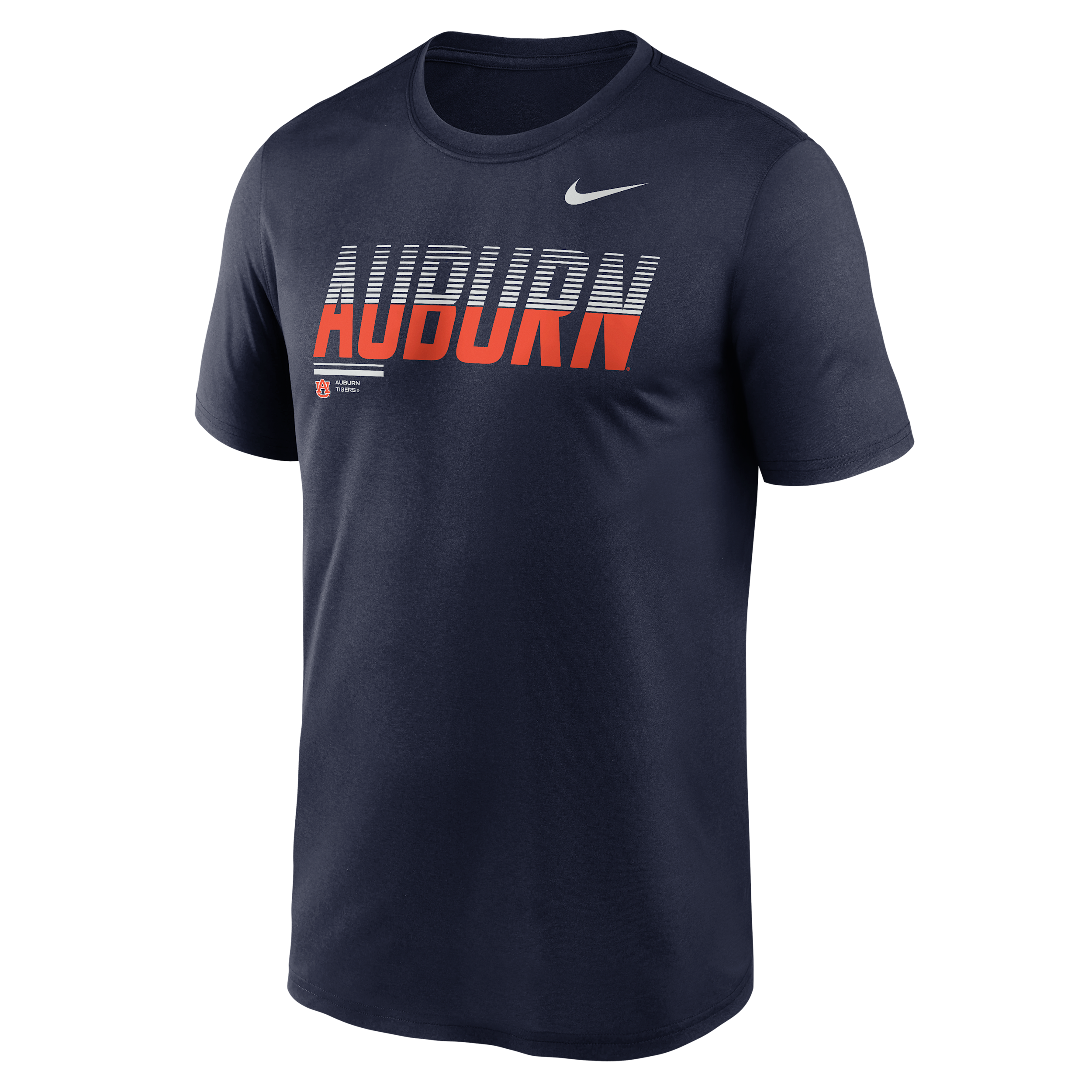 Auburn Sideline Legend Nike Men's Dri-FIT College T-Shirt in Blue | 02TI41SAUN-7SB