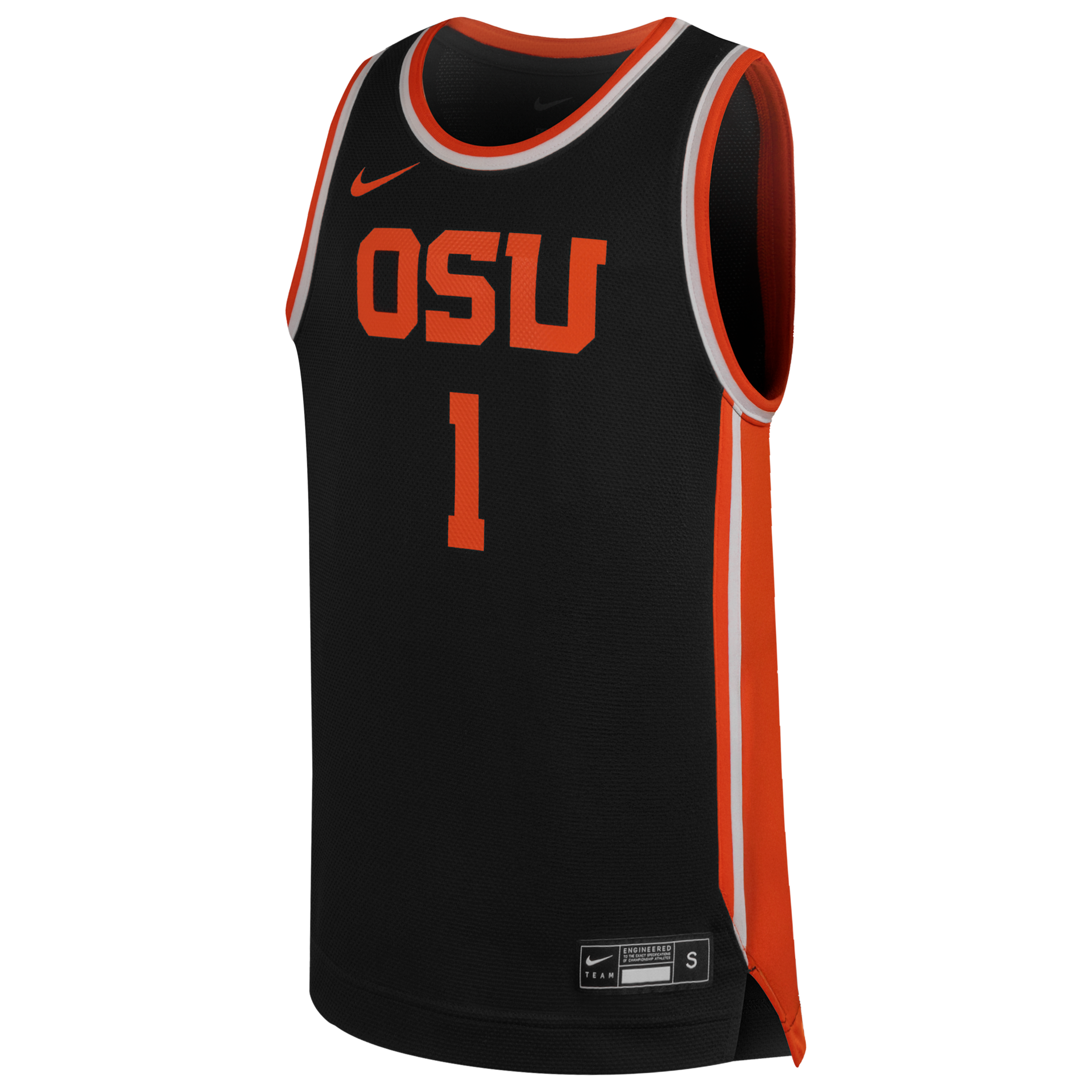 Oregon State Beavers Big Kids' Nike Basketball Replica Jersey in Black | P42888ORST25-BLK
