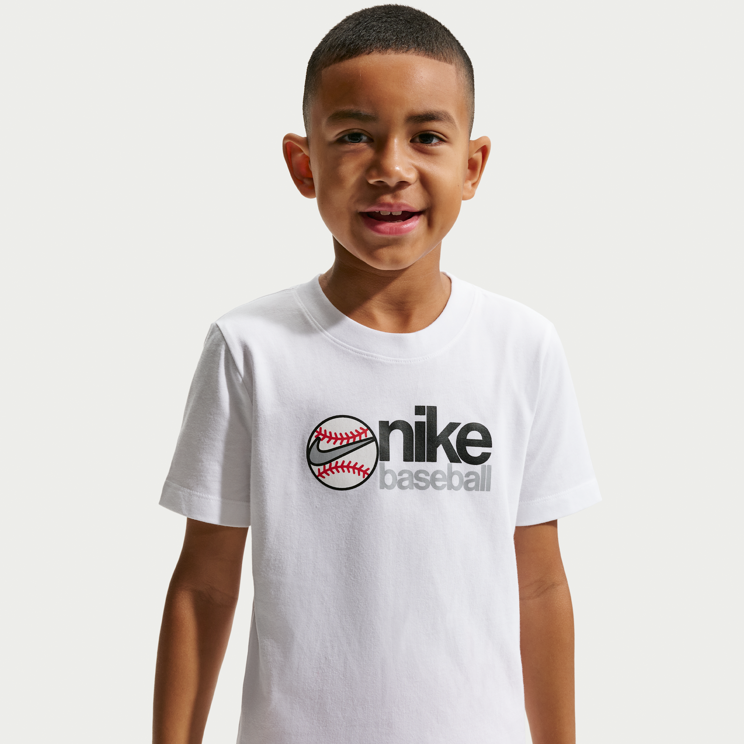 Nike Big Kids' Baseball T-Shirt in White | IQ0253-100