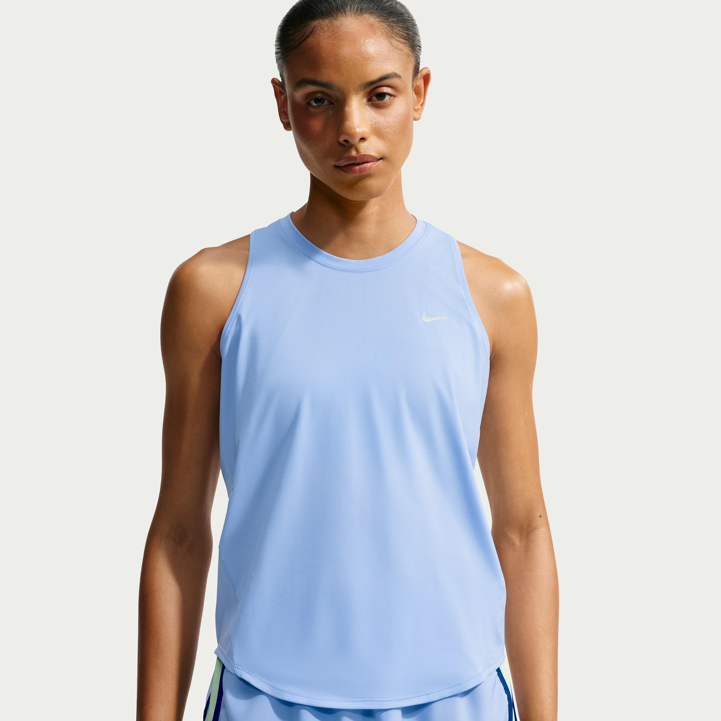 Nike Women's Swift Dri-FIT Running Tank Top in Blue | IU1033-468