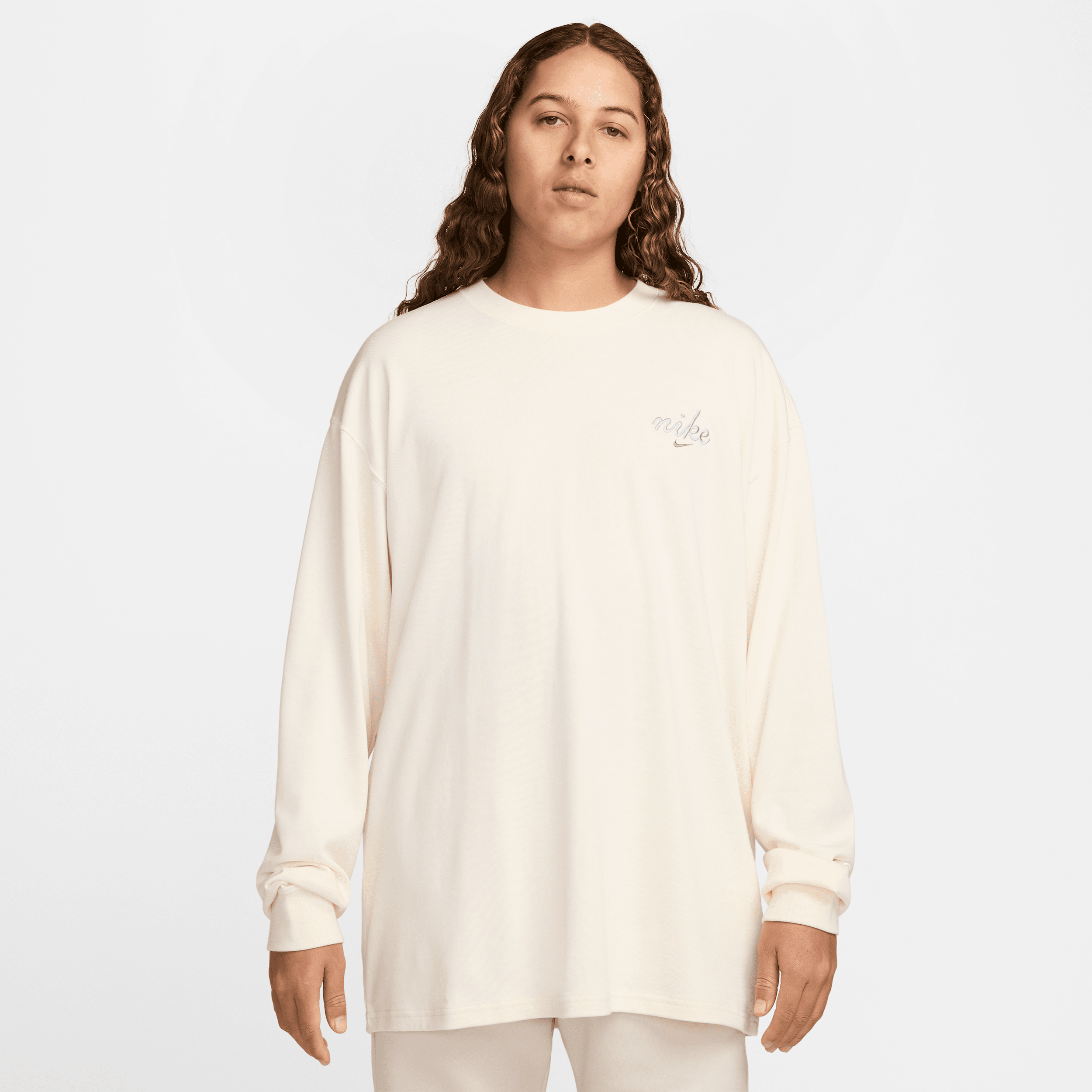 Nike Men's Sportswear Long-sleeved M90 T-shirt In White