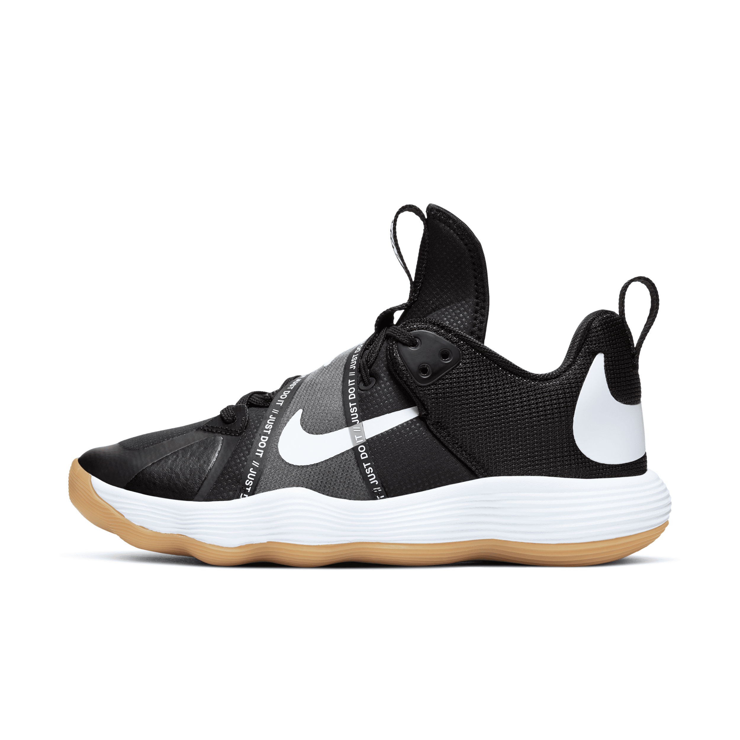 Nike Unisex React Hyperset Indoor Court Shoes In Black