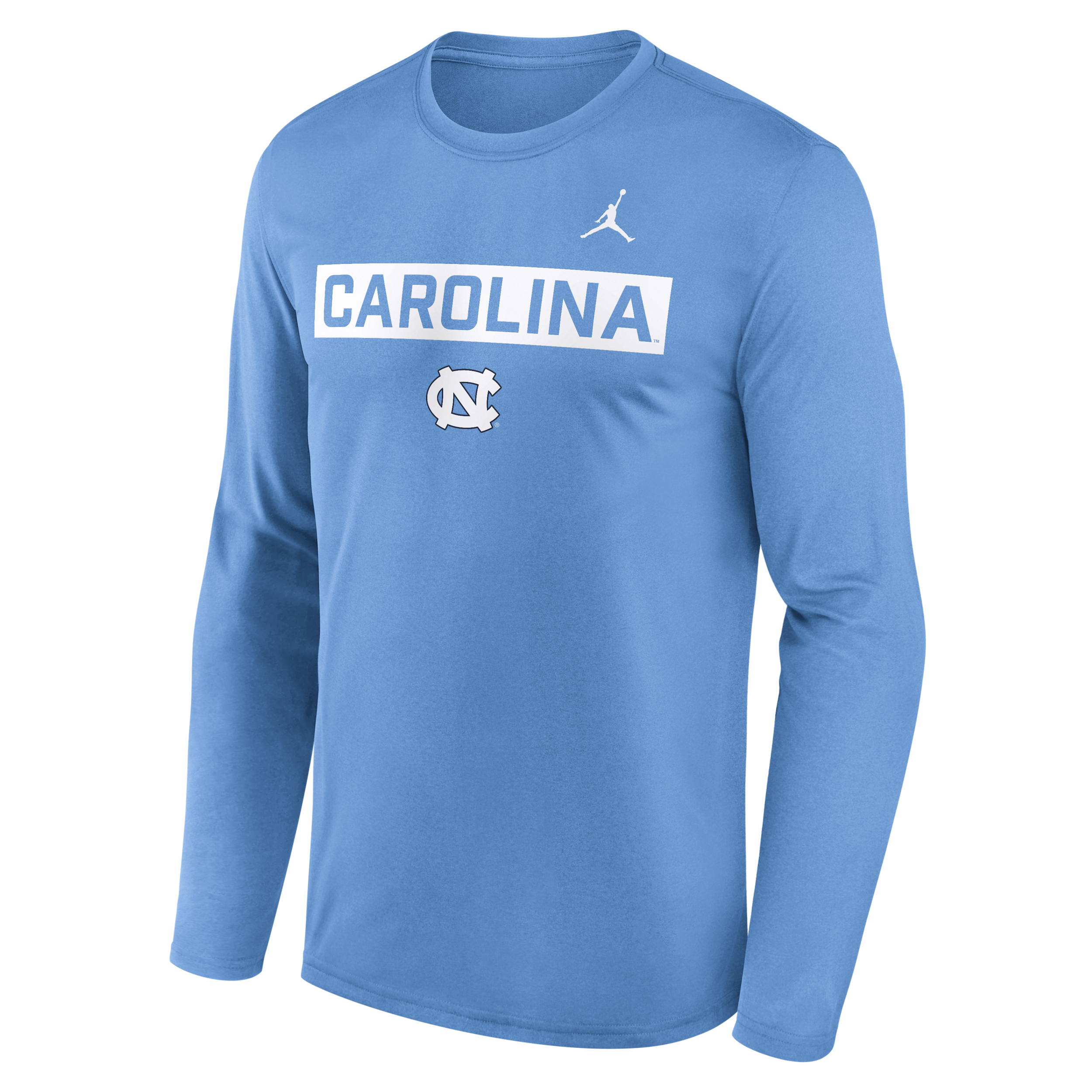 Jordan Men's North Carolina Primetime Legend 2-hit  Brand Dri-fit College Long-sleeve T-shirt In Blue