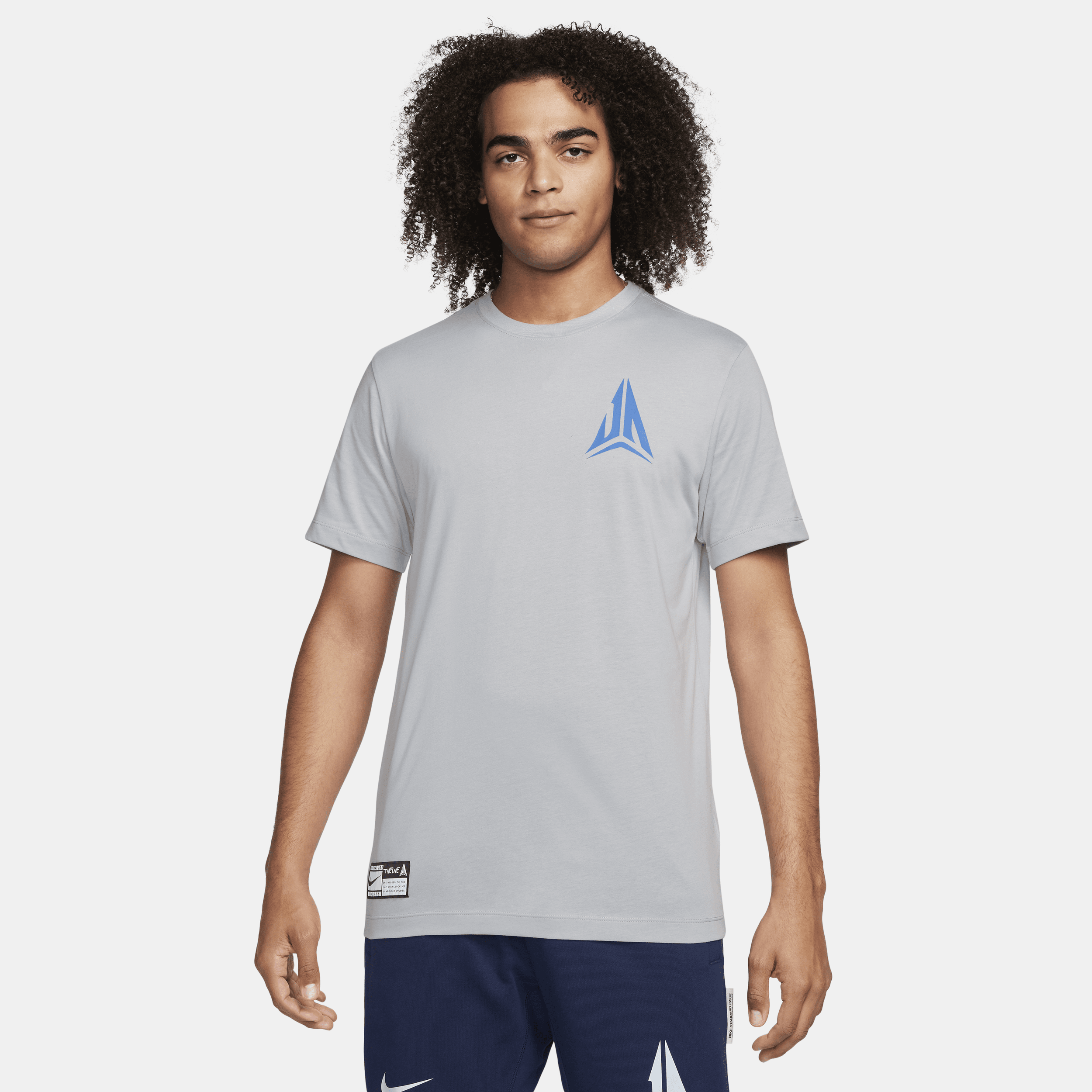 Nike Ja  Men's Dri-fit Basketball T-shirt In Wolf Grey/wolf Grey