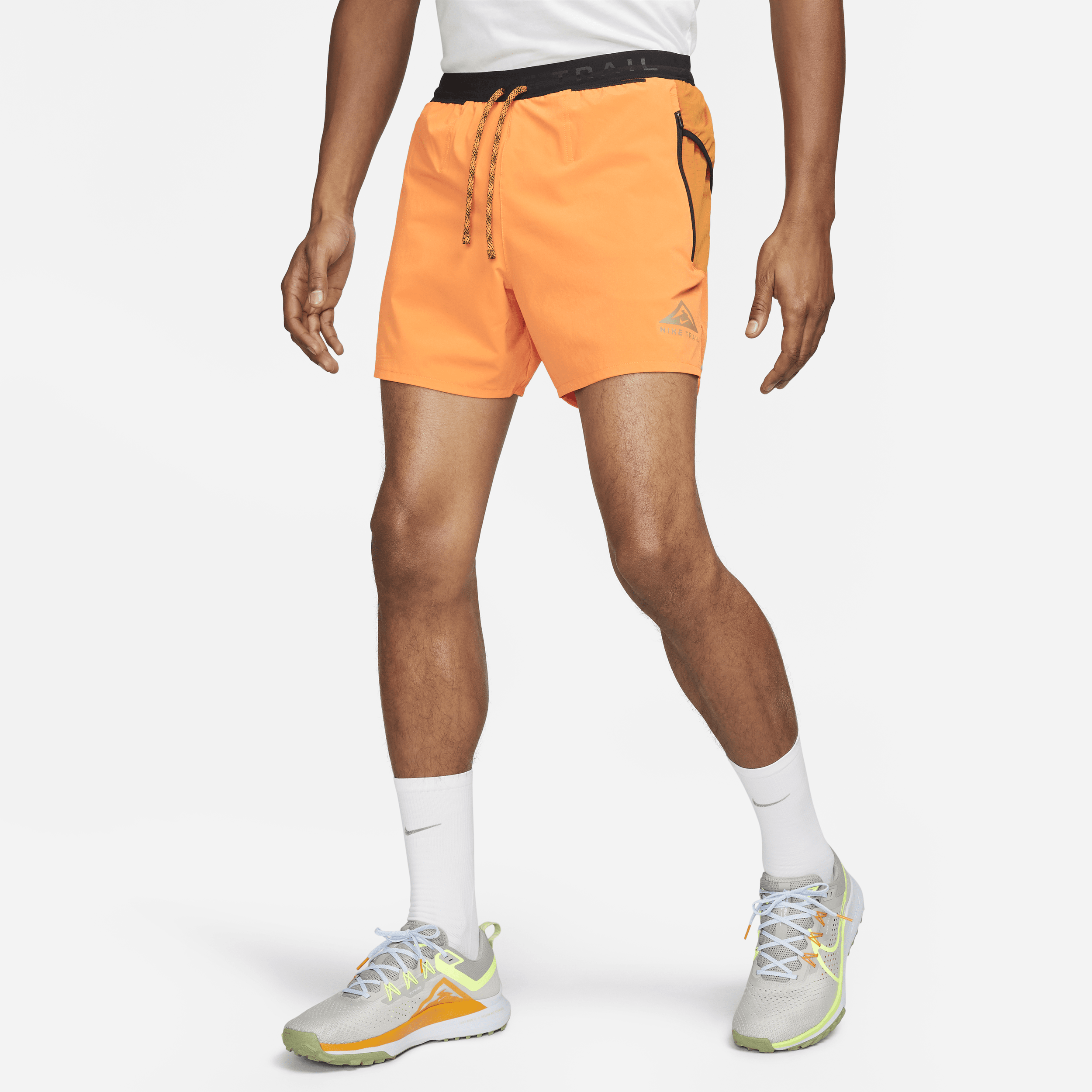 NIKE MEN'S TRAIL SECOND SUNRISE DRI-FIT 5" BRIEF-LINED RUNNING SHORTS,1009824239
