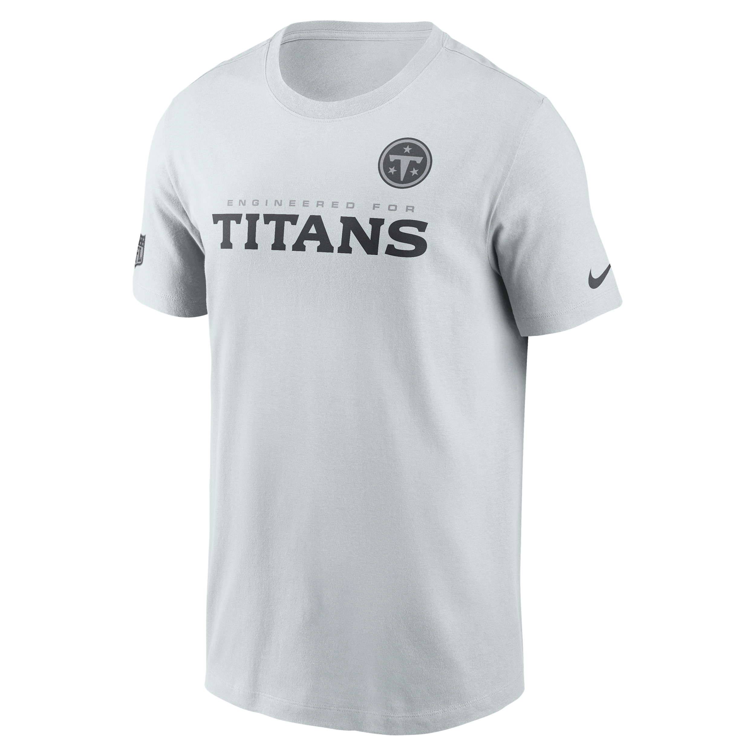 Tennessee Titans Sideline Team Issue Nike Men's Dri-FIT NFL T-Shirt in Grey | 02ET04Z9V-TF9