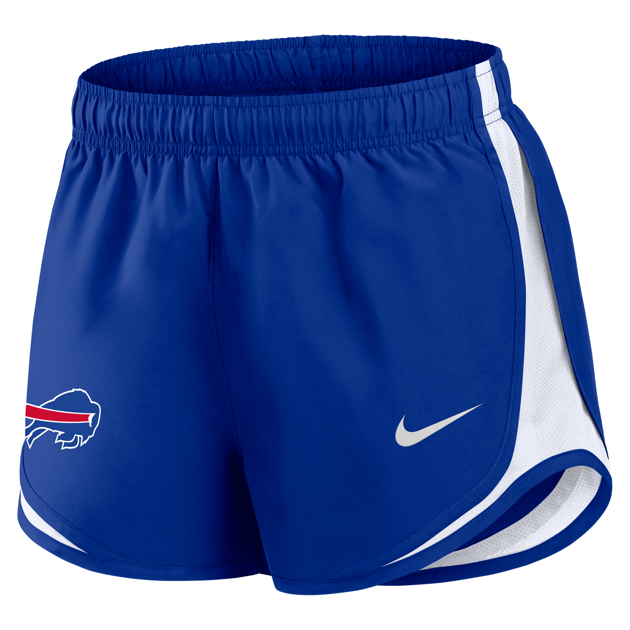 Nike Women's Royal Buffalo Bills Tempo Mid-Rise Dri-fit Shorts - Royal, White