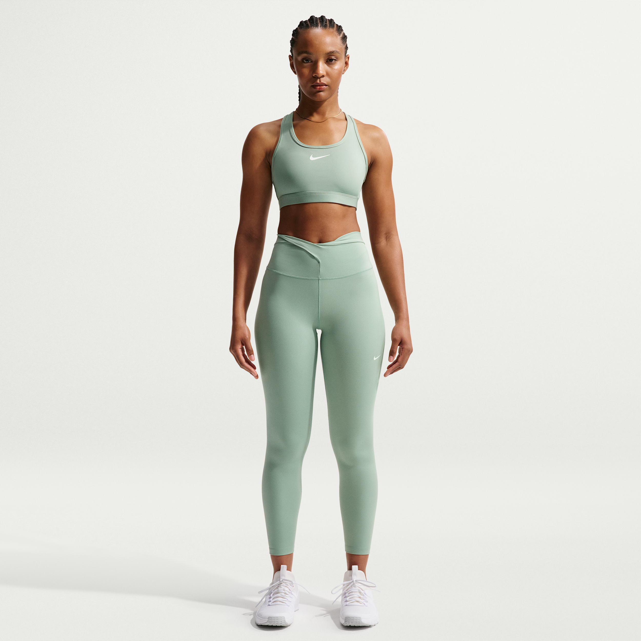 Nike Women's One High-Waisted 7/8 Leggings in Green | IB9131-006
