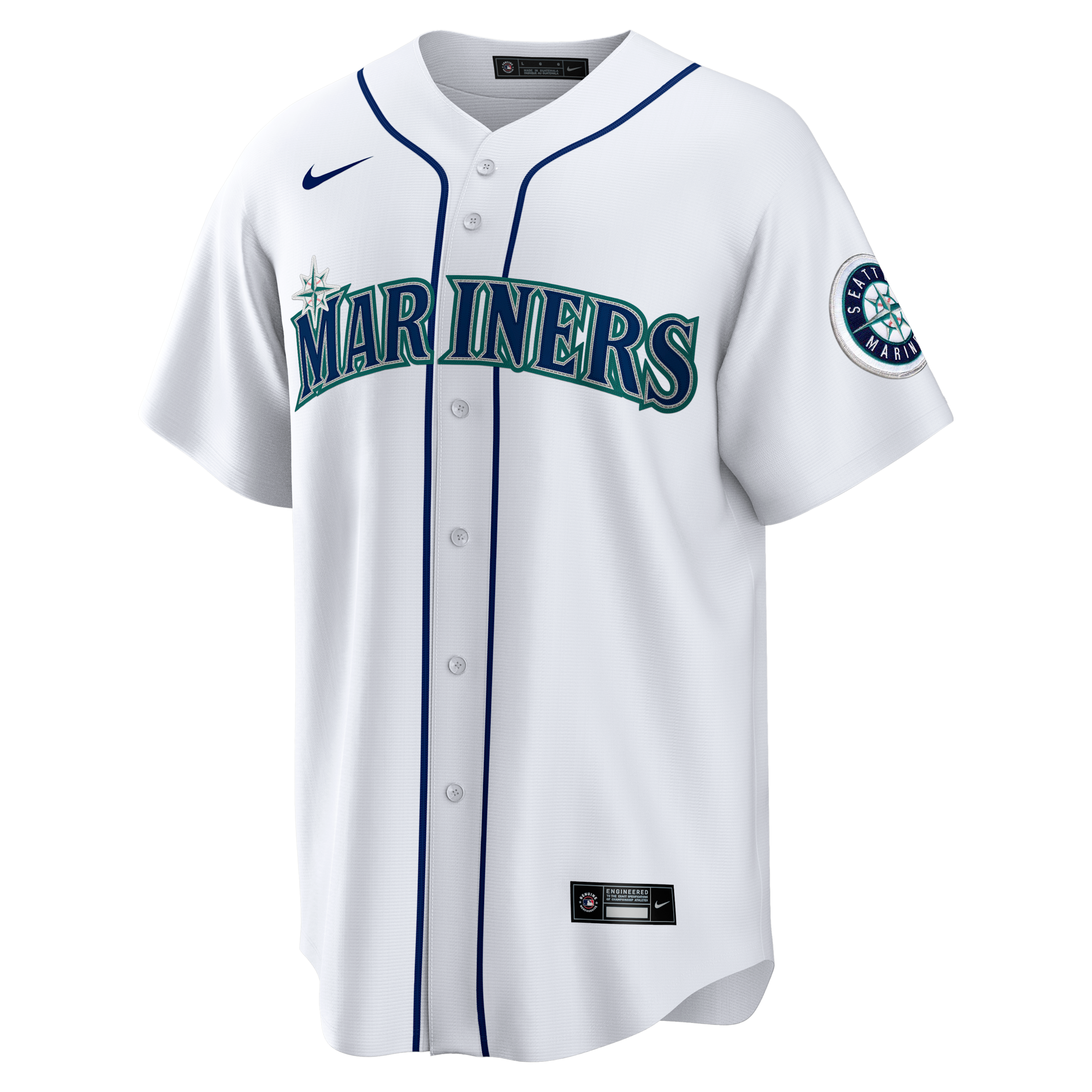 Ken Griffey Jr. Seattle Mariners Nike Men's MLB Replica Jersey in White | T770MVWHQFK-24B