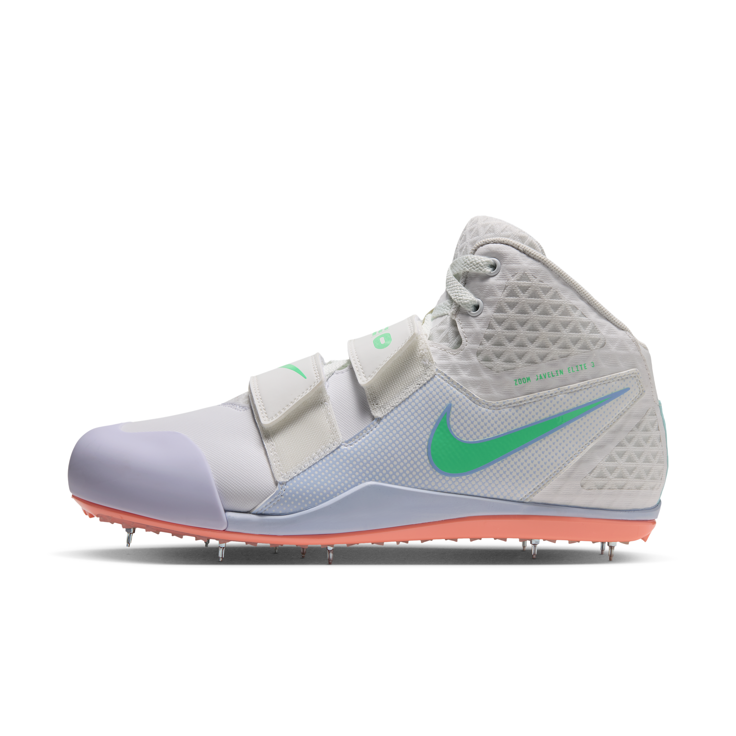 Nike Men's Zoom Javelin Elite 3 Track & Field Throwing Spikes in White | FZ9626-103