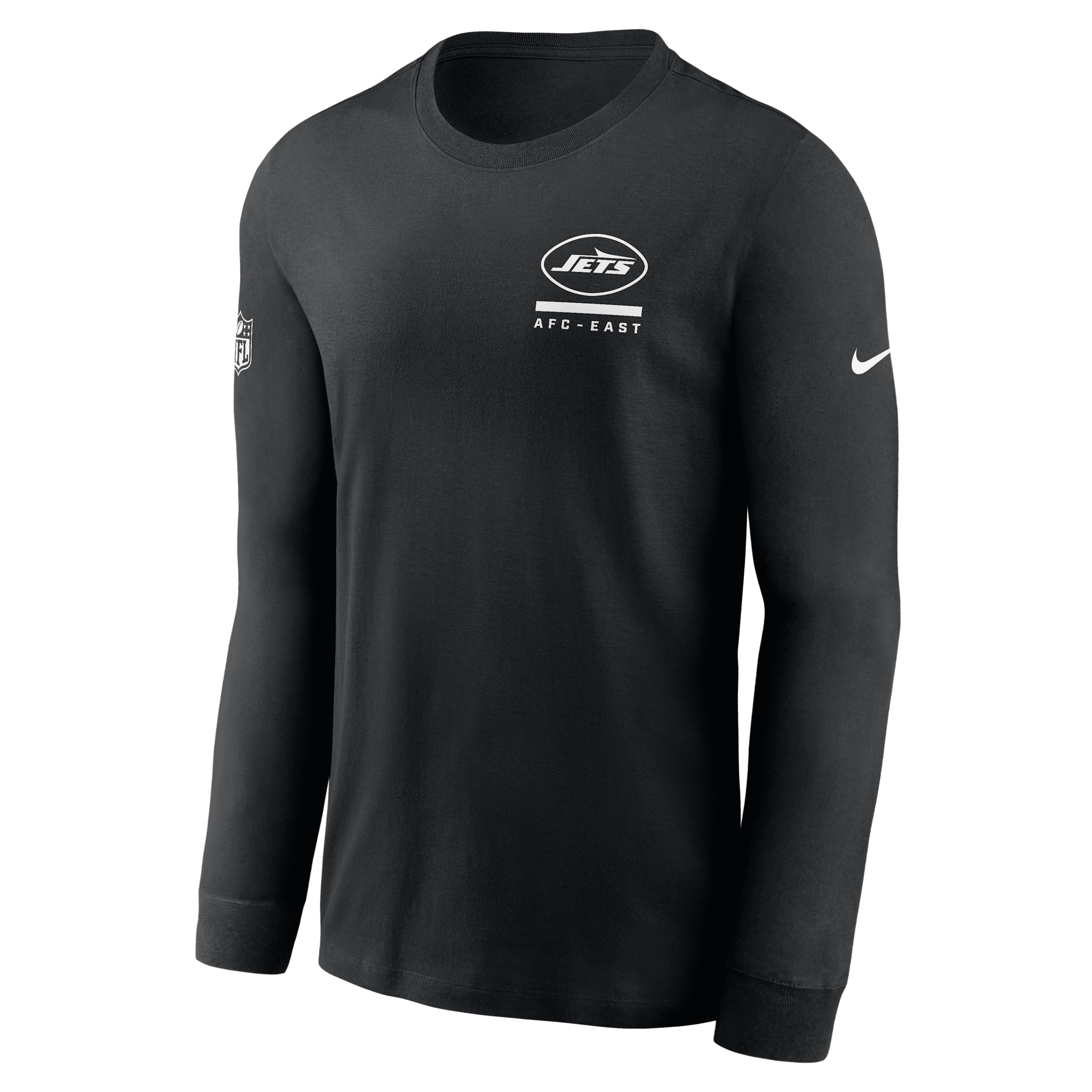 NIKE NEW YORK JETS SIDELINE TEAM ISSUE MEN'S DRI-FIT NFL LONG-SLEEVE T-SHIRT 1015859574