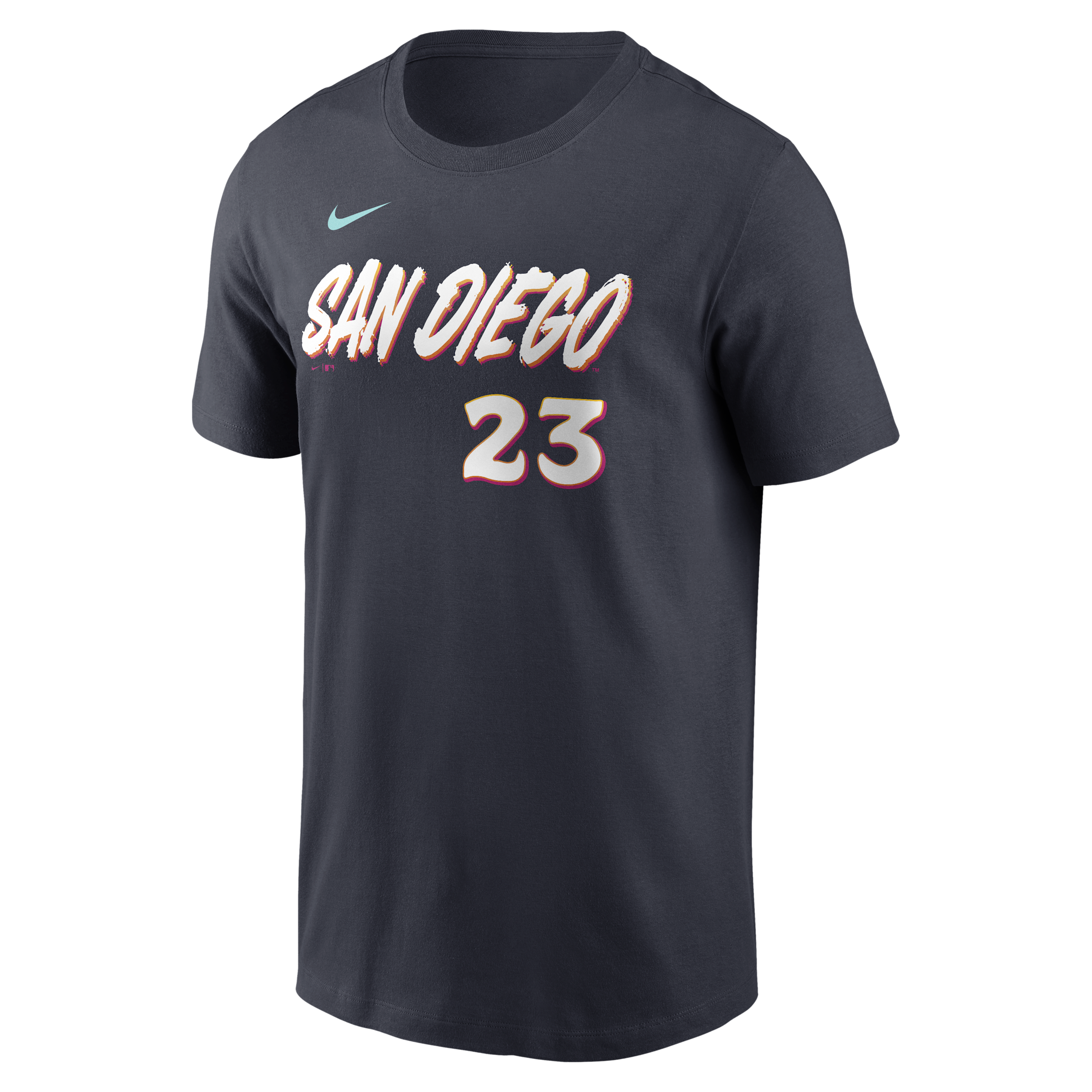 Nike Men's Fernando Tatis Jr. Black San Diego Padres 2026 City Connect Name & Number T-Shirt - Black