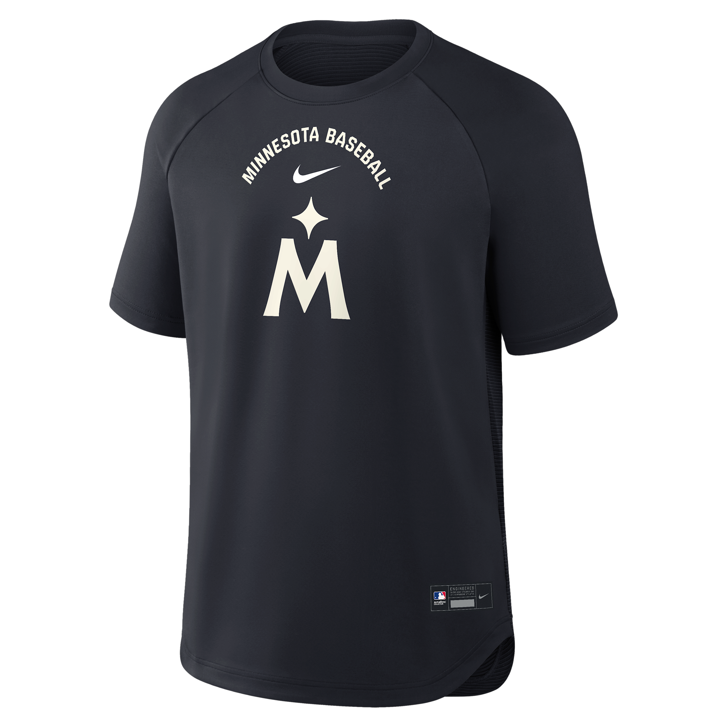 Minnesota Twins Authentic Collection Batting Practice Pregame Nike Men's Dri-FIT MLB Top in Blue | 04HG11L5TIS-BQH