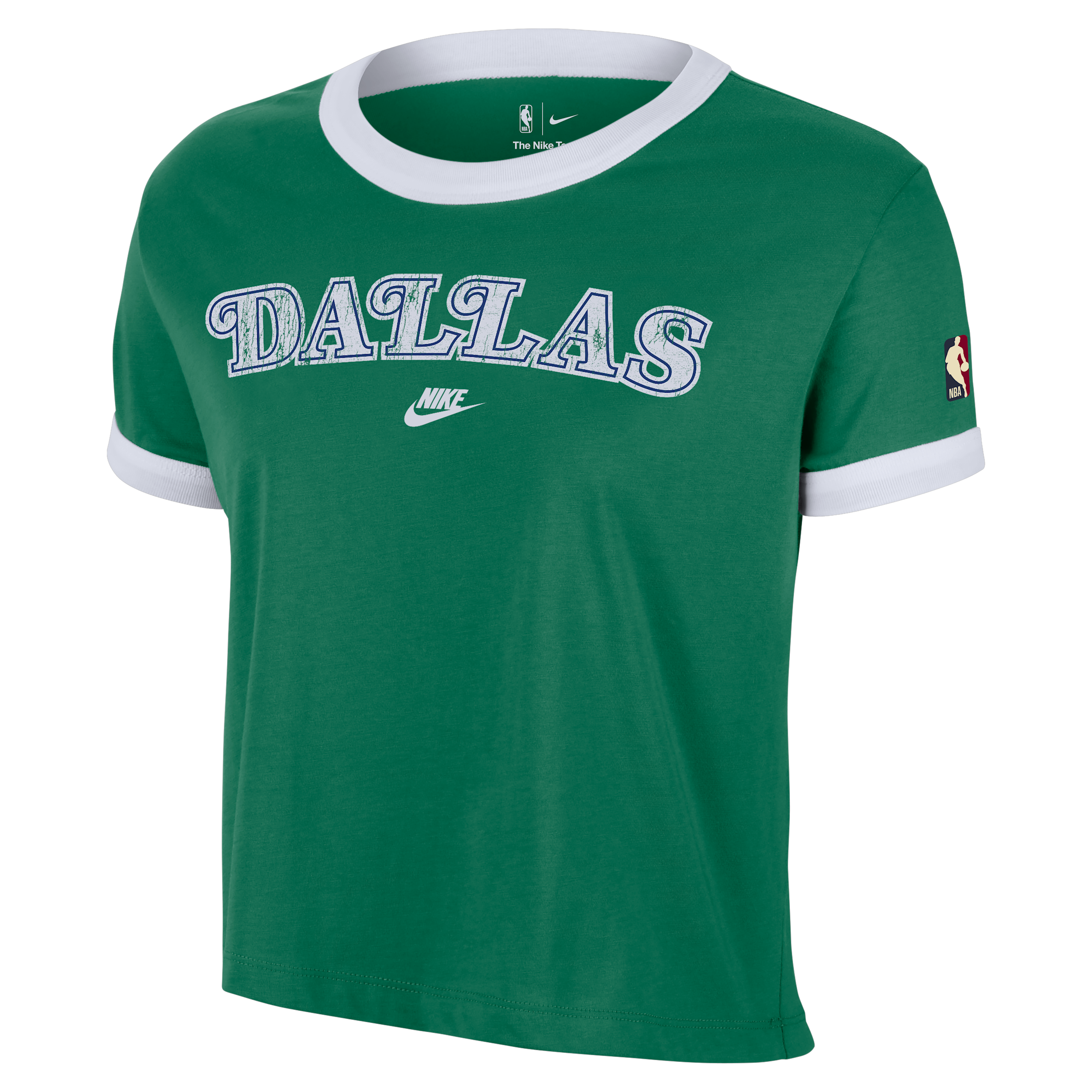 Nike Dallas Mavericks Essential Hardwood Classics  Women's Nba T-shirt In Green