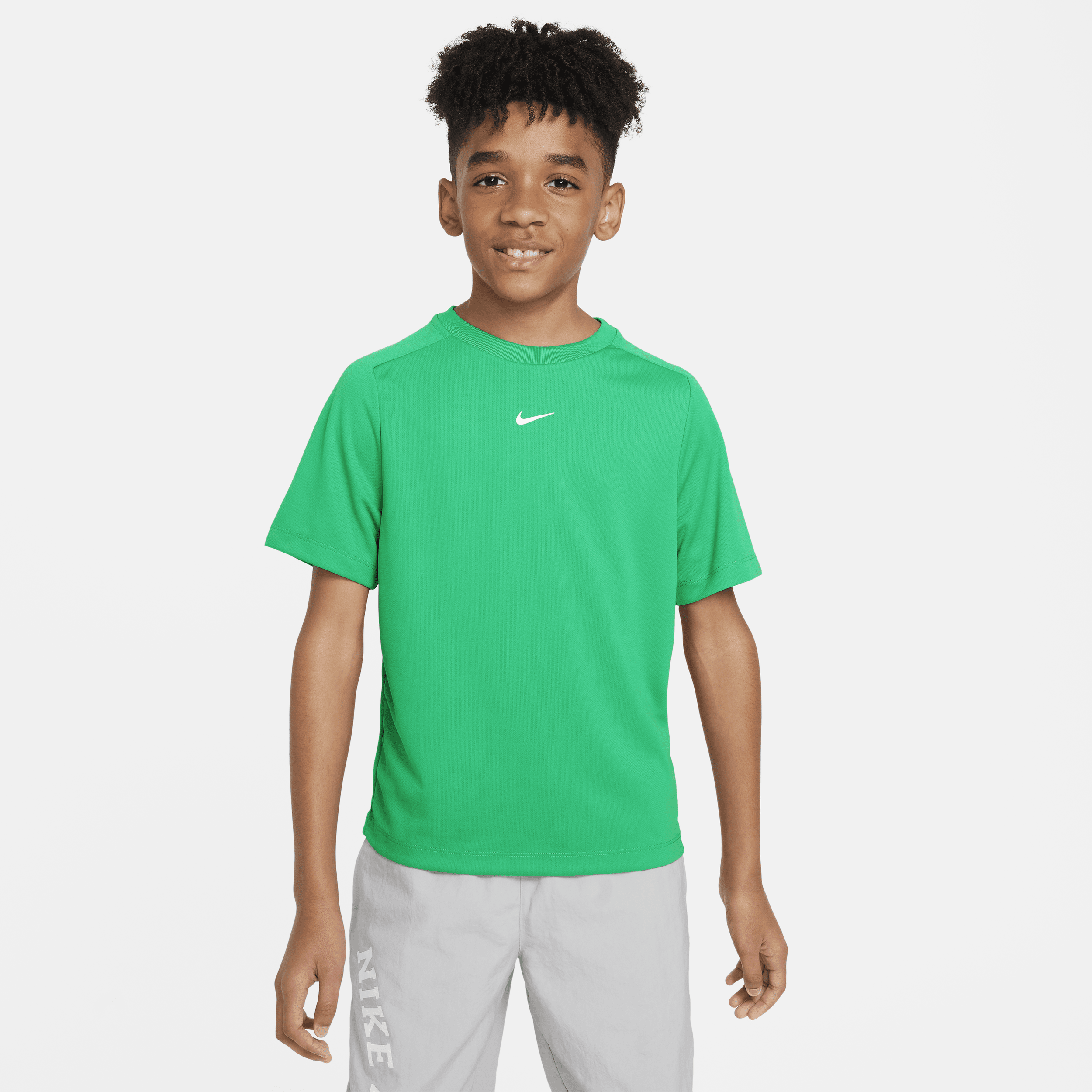 Nike Multi Big Kids' (boys') Dri-fit Training Top In Green