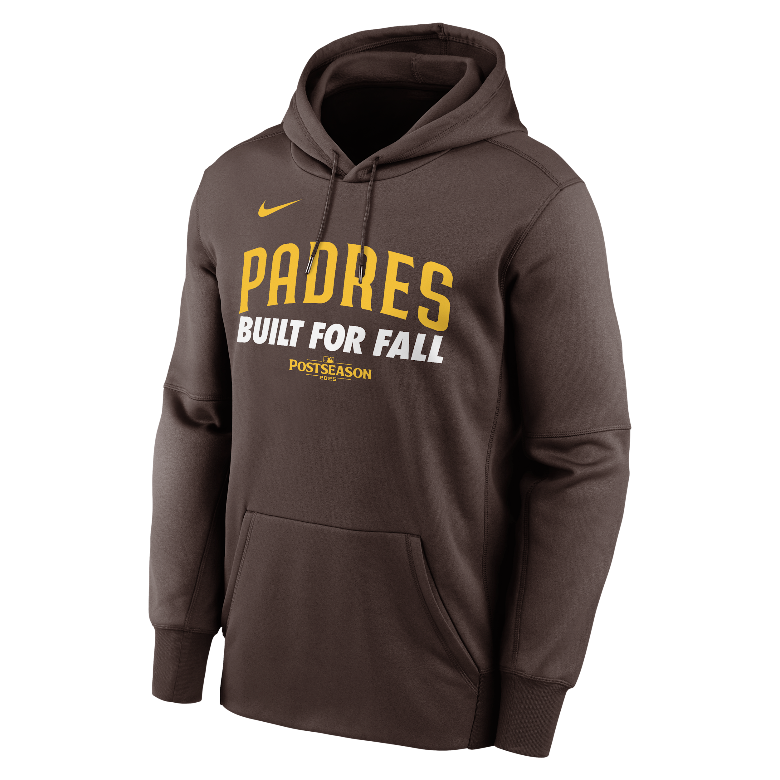 Nike Men's San Diego Padres 2025 Postseason Authentic Collection Menâs  Therma Mlb Pullover Hoodie In Brown