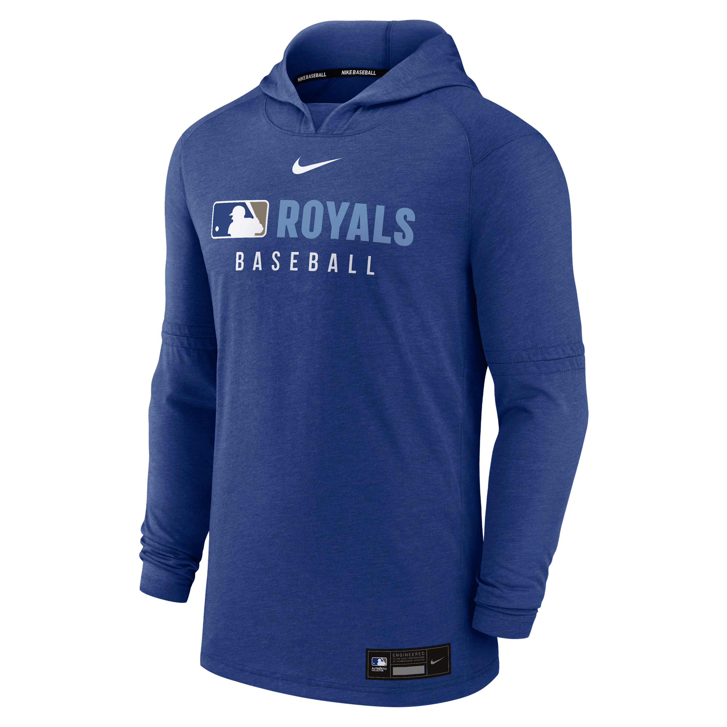 Nike Kansas City Royals Authentic Collection  Men's Dri-fit Mlb Pullover Hoodie In Gold