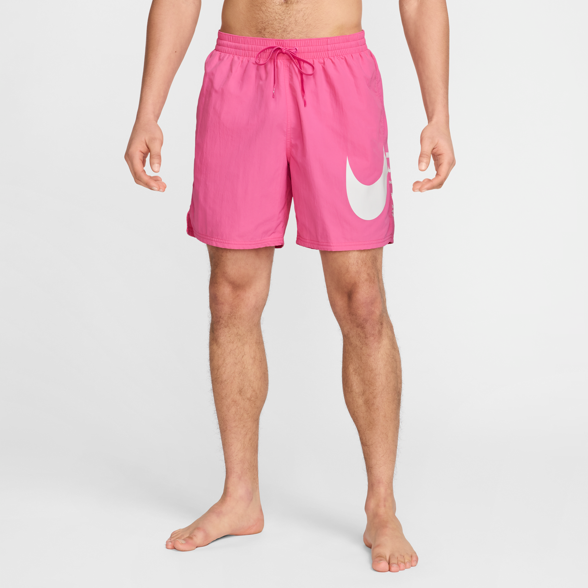 Nike Men's Swim Breaker 7" Fully Lined Volley Shorts In Pink