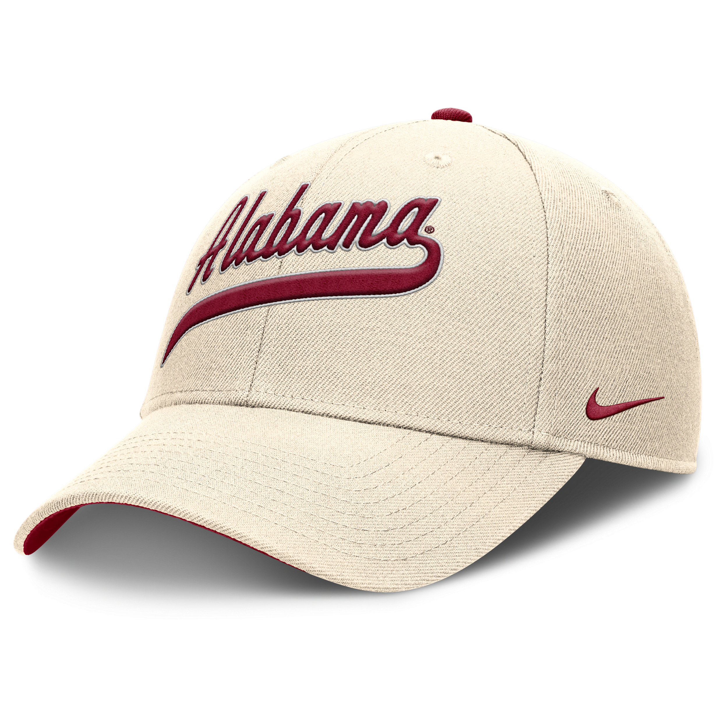 Nike Alabama Crimson Tide Primetime True  Men's Dri-fit College Fitted Hat In Brown