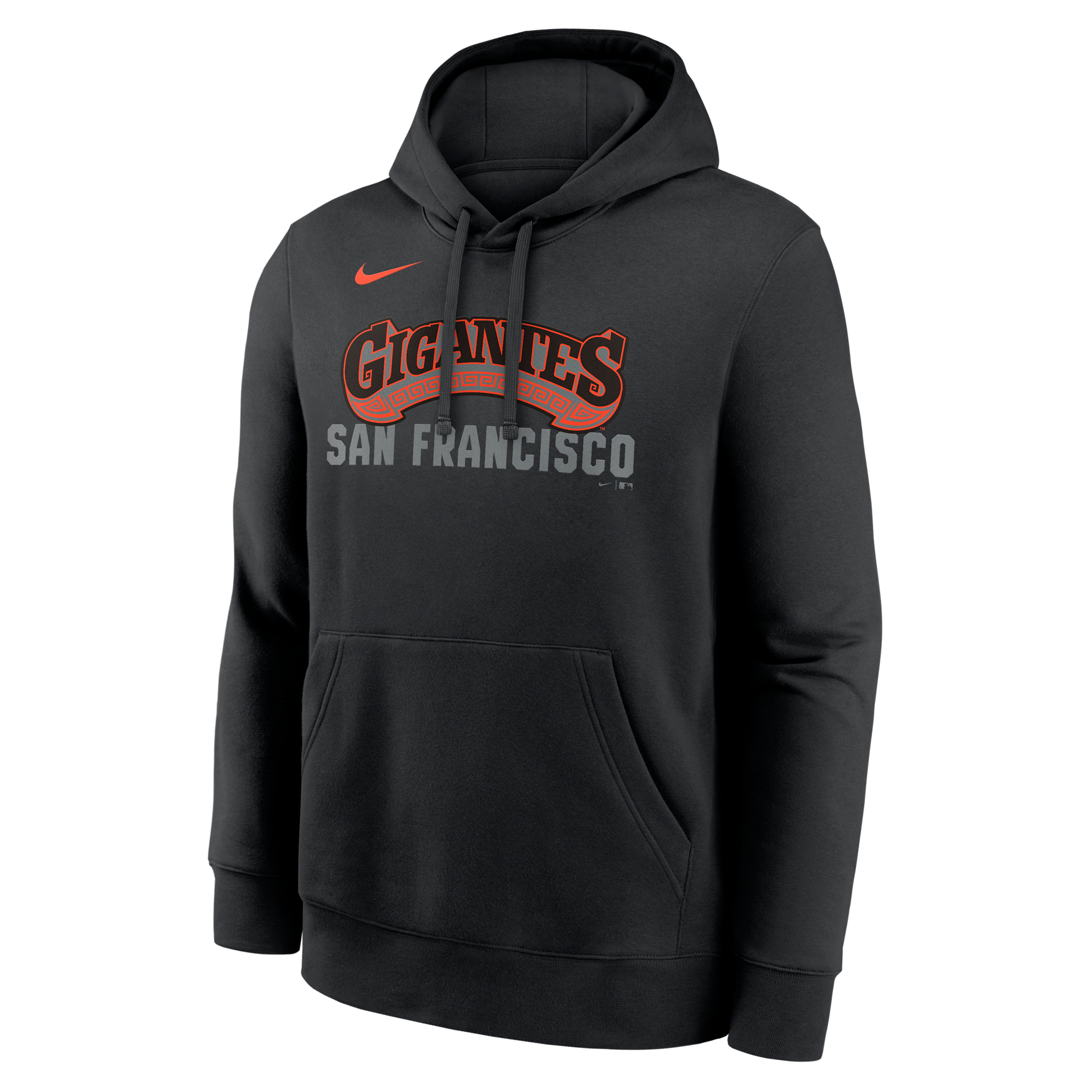 San Francisco Giants Alternate Nike Men's MLB Pullover Hoodie in Black | NKDK00AGIA-83P