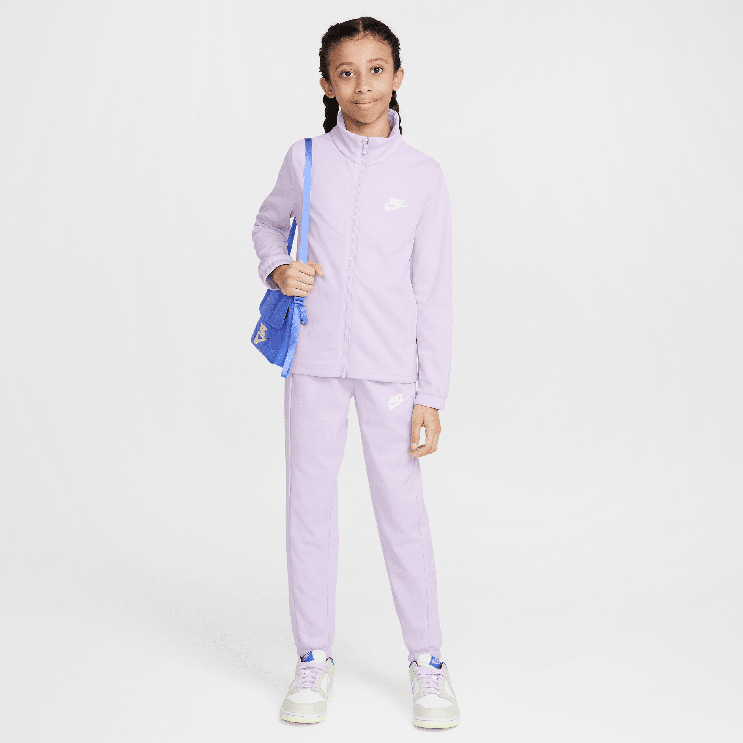 Nike Sportswear Big Kids' Tracksuit In Purple