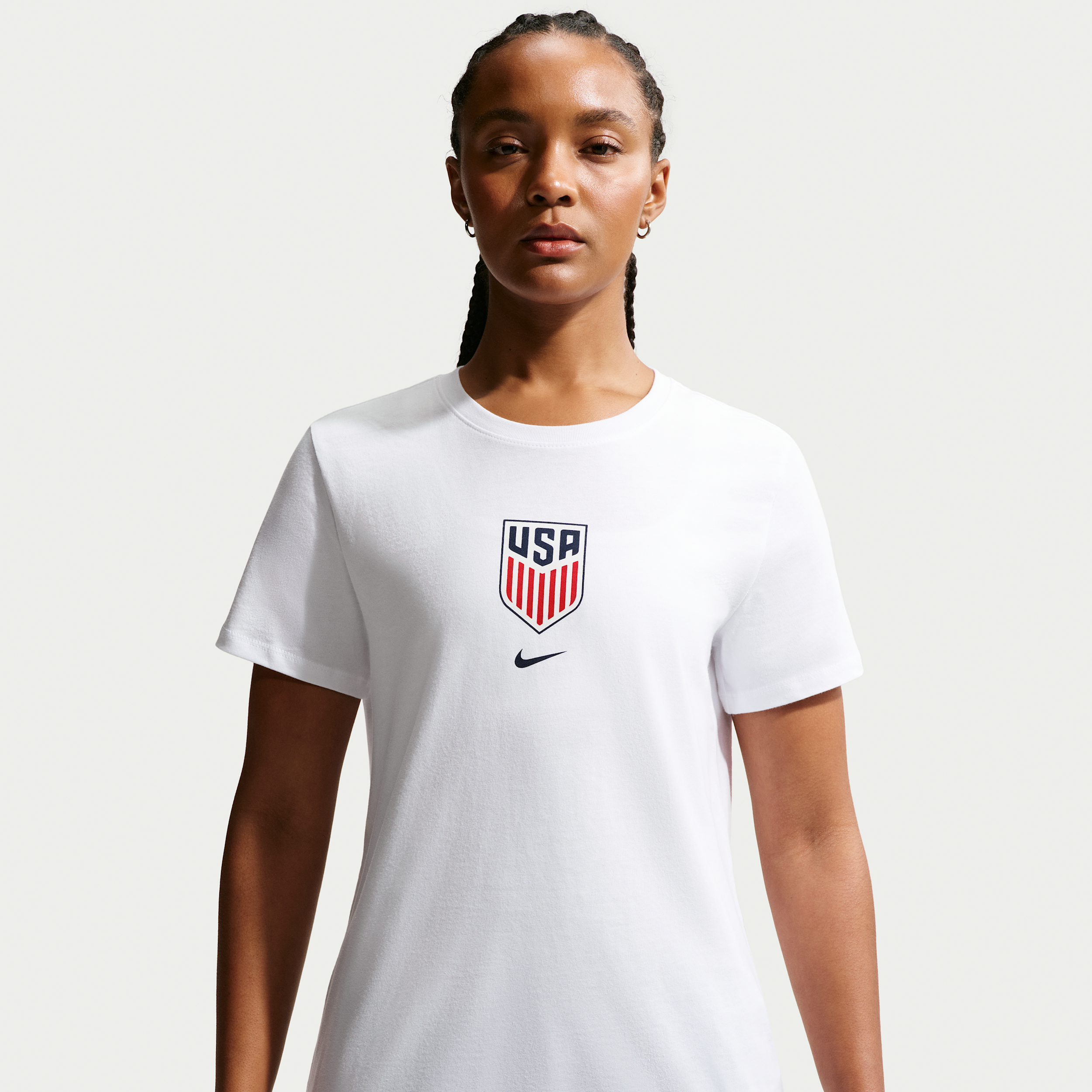 USMNT Nike Women's Soccer T-Shirt in White | IH2245-100