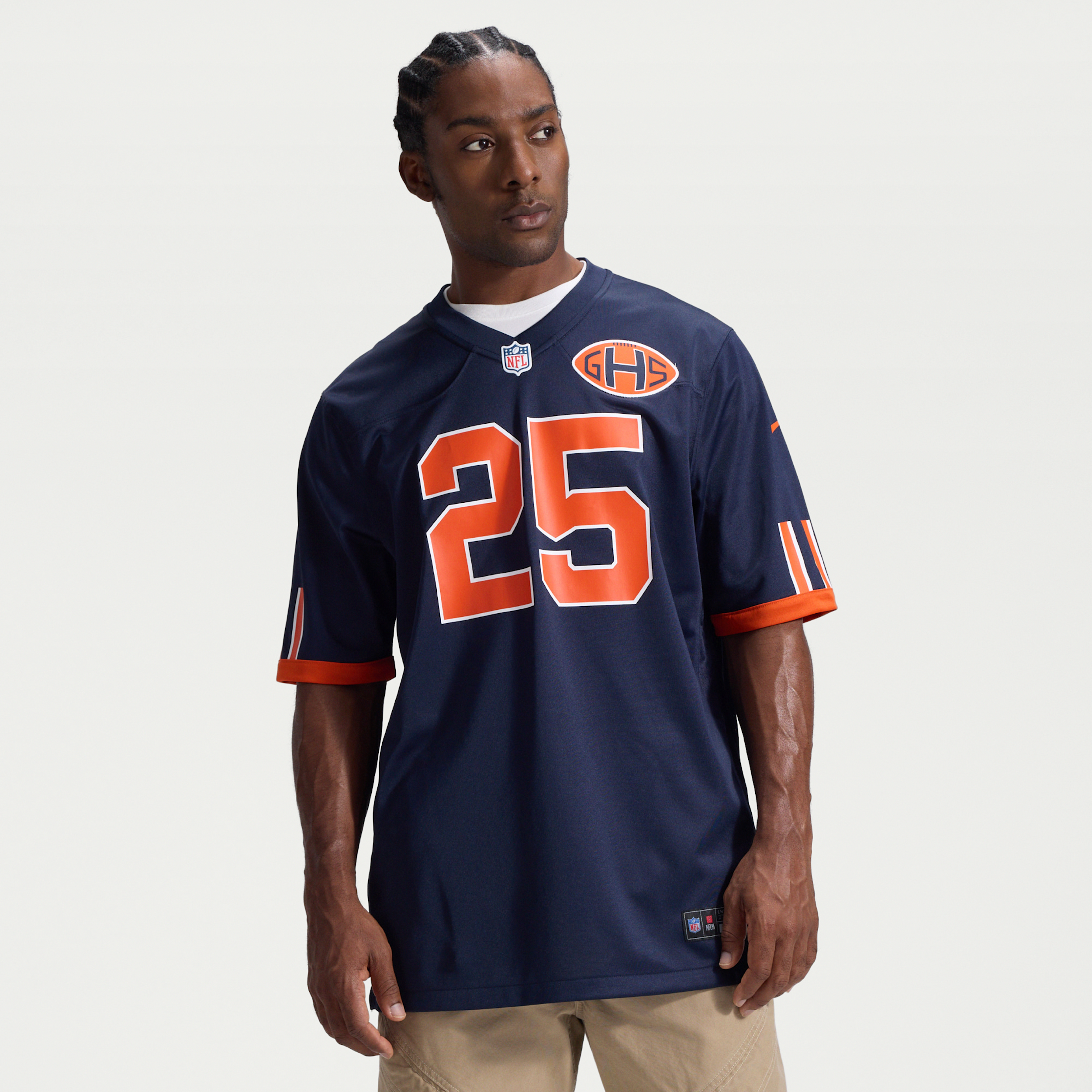 Kyle Monangai Chicago Bears Rivalries Collection Nike Men's NFL Game Jersey in Blue | 67NM0JFJ7QF-UZ8