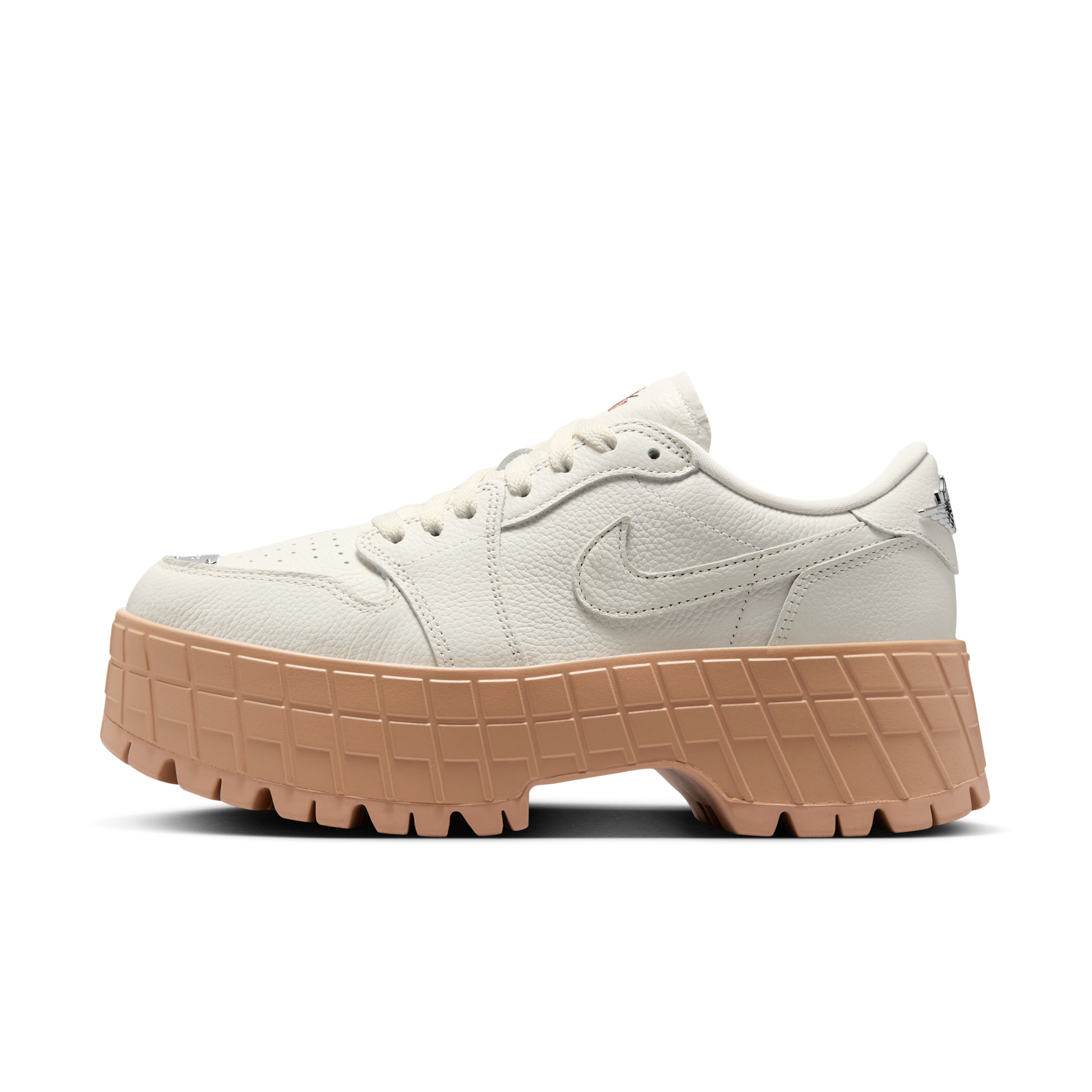 Jordan Women's Air 1 Brooklyn Low Shoes In White