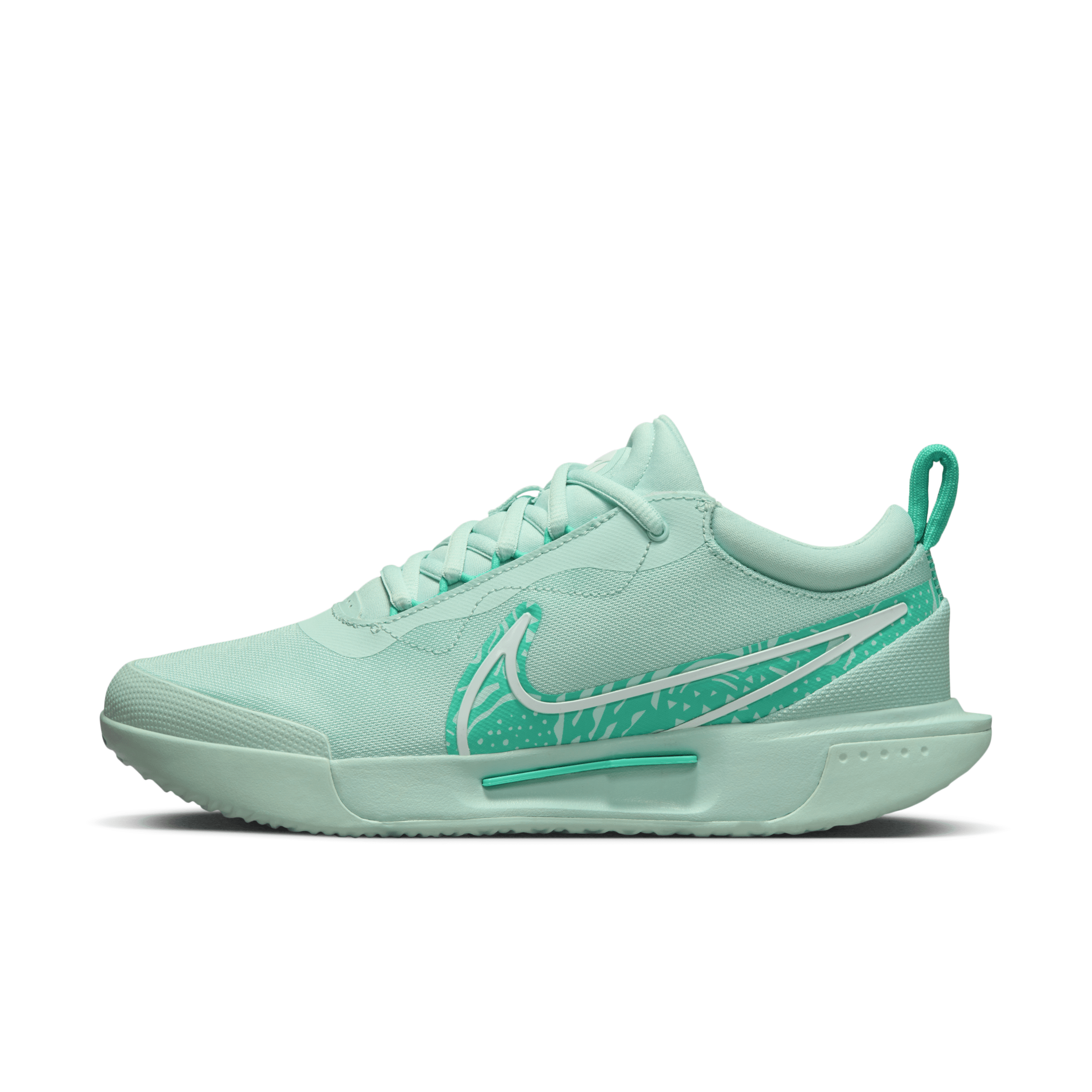 Nike Women's Court Air Zoom Pro Hard Court Tennis Shoes In Green