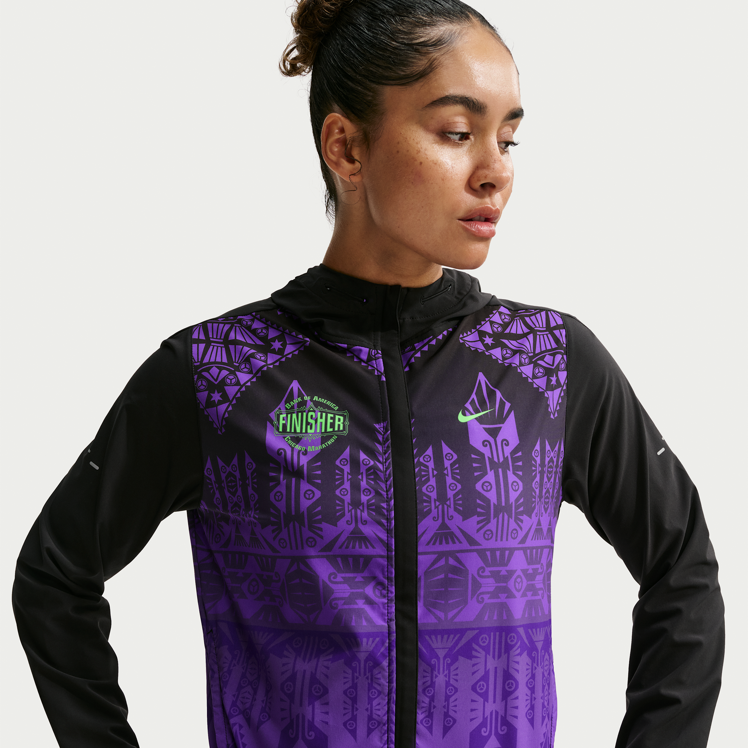 Nike Women's Swift Repel Packable Running Jacket in Purple | IO8756-529