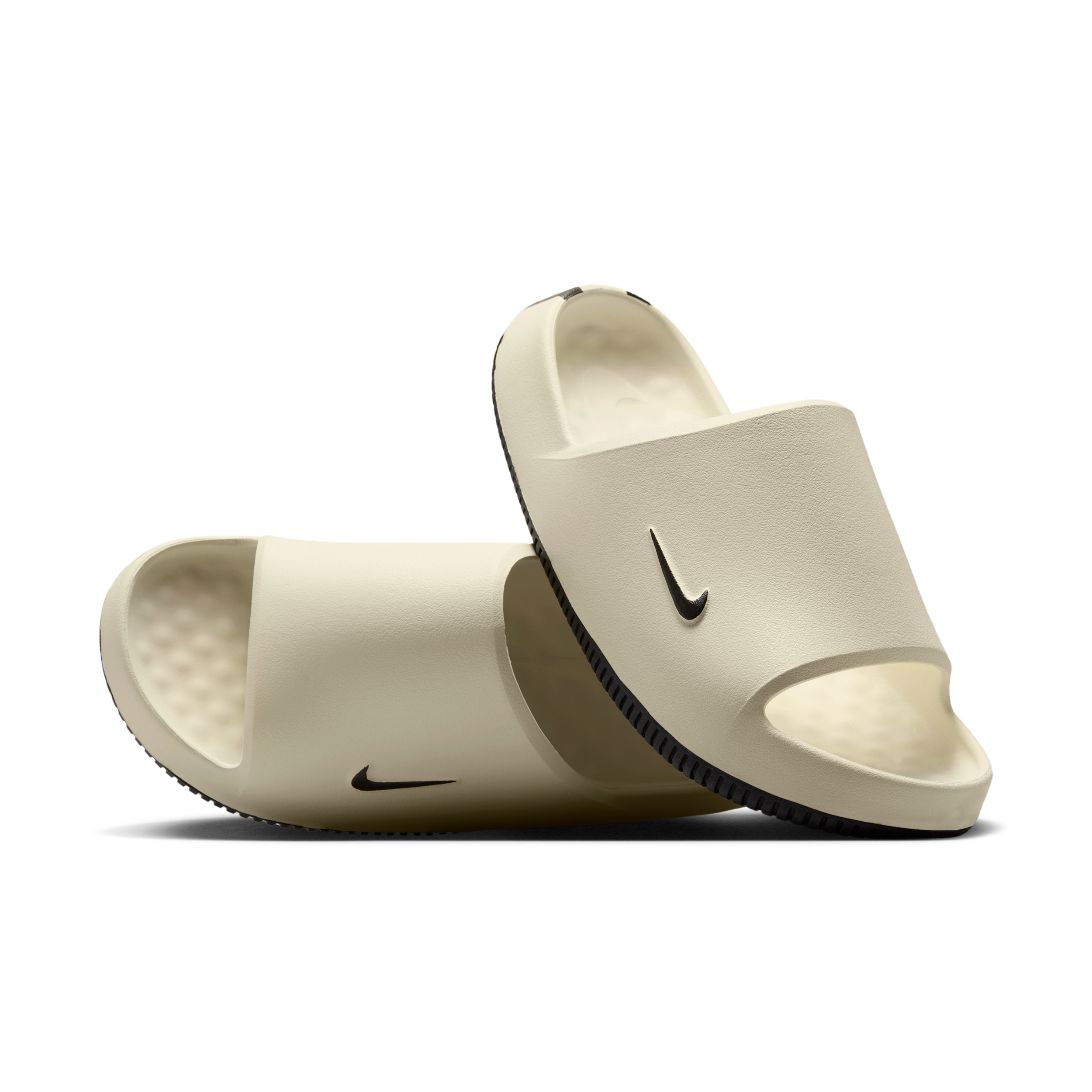 Nike Men's Calm (New Orleans Saints) NFL Slides in White | IM7309-100