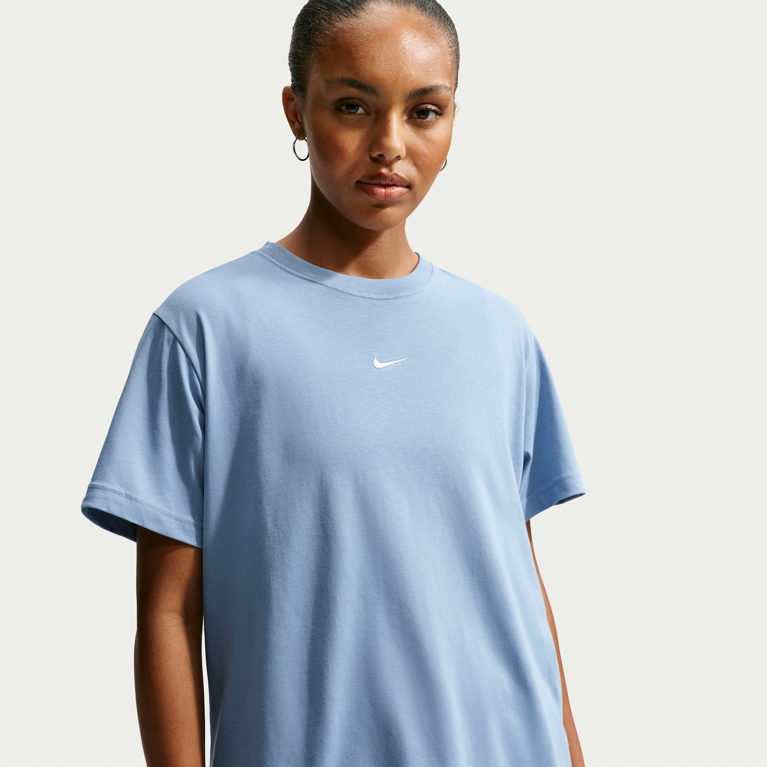 Women's Nike Sportswear Classic Oversized T-Shirt in Blue | IH7601-486