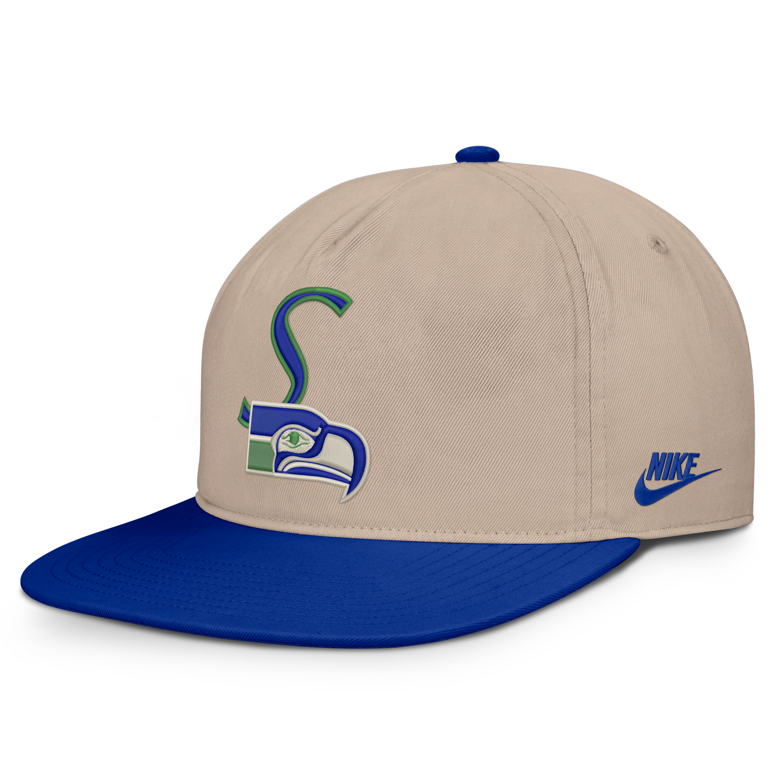 Seattle Seahawks Rewind Pro Nike Men's NFL Adjustable Hat in Brown | NF570IKZV78-SF5