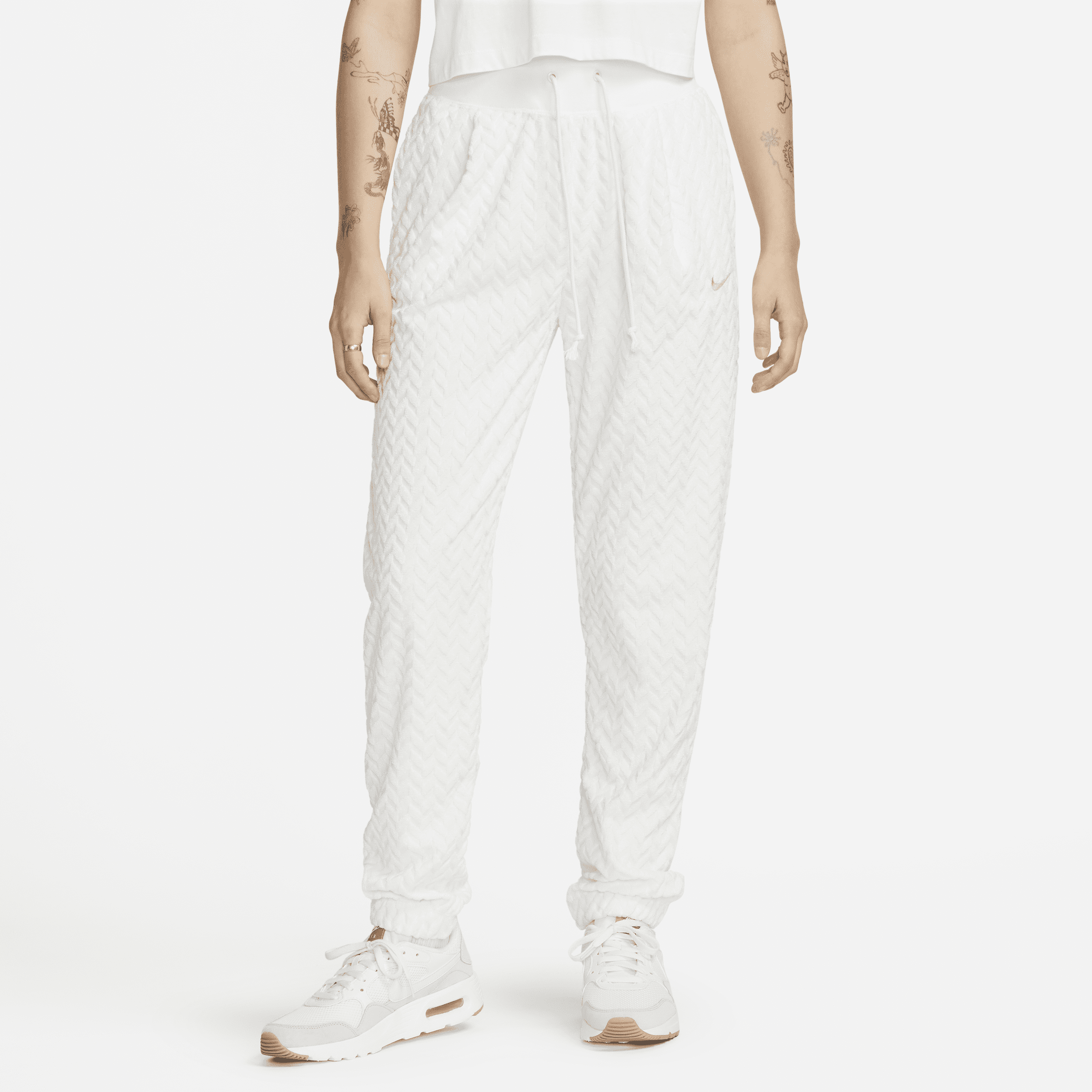 Nike Women's  Sportswear Everyday Modern High-waisted Jogger Pants In White