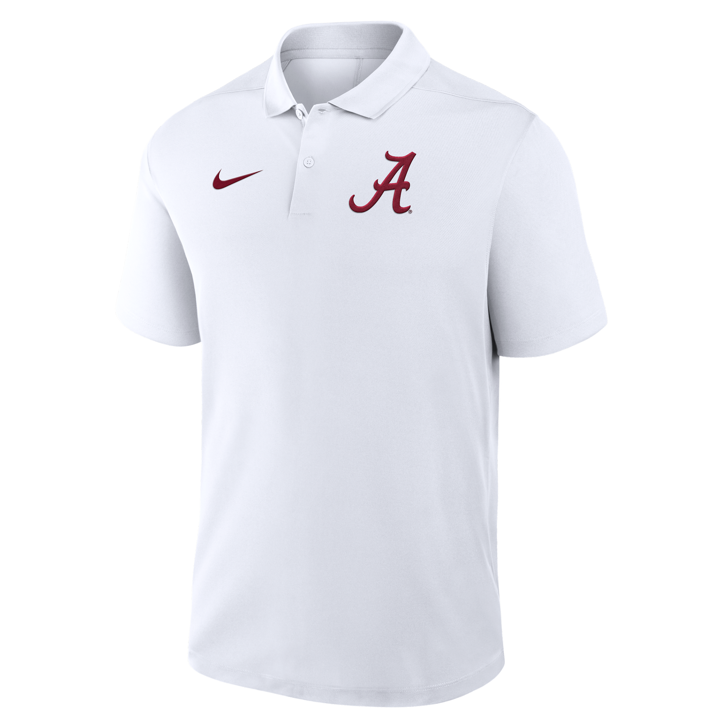 Nike Alabama Primetime Victory Primary Logo Men's Dri-fit College Polo In White