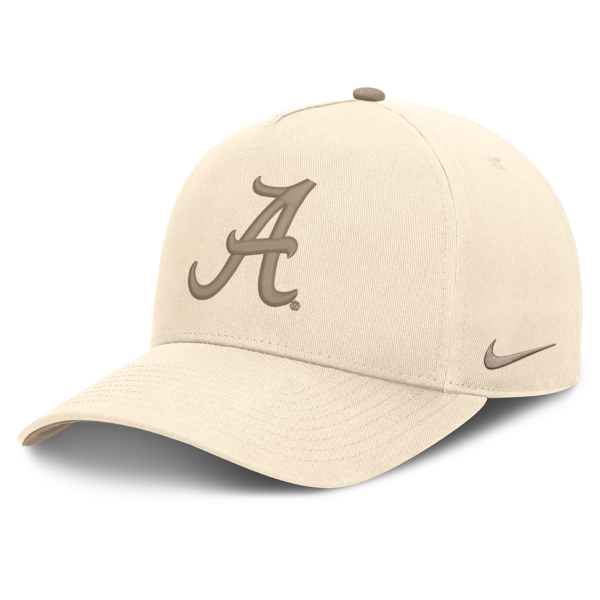 Alabama Rise Nike Men's Dri-FIT College A-Frame Adjustable Hat in Brown | NC2B0DTUABN-M4T