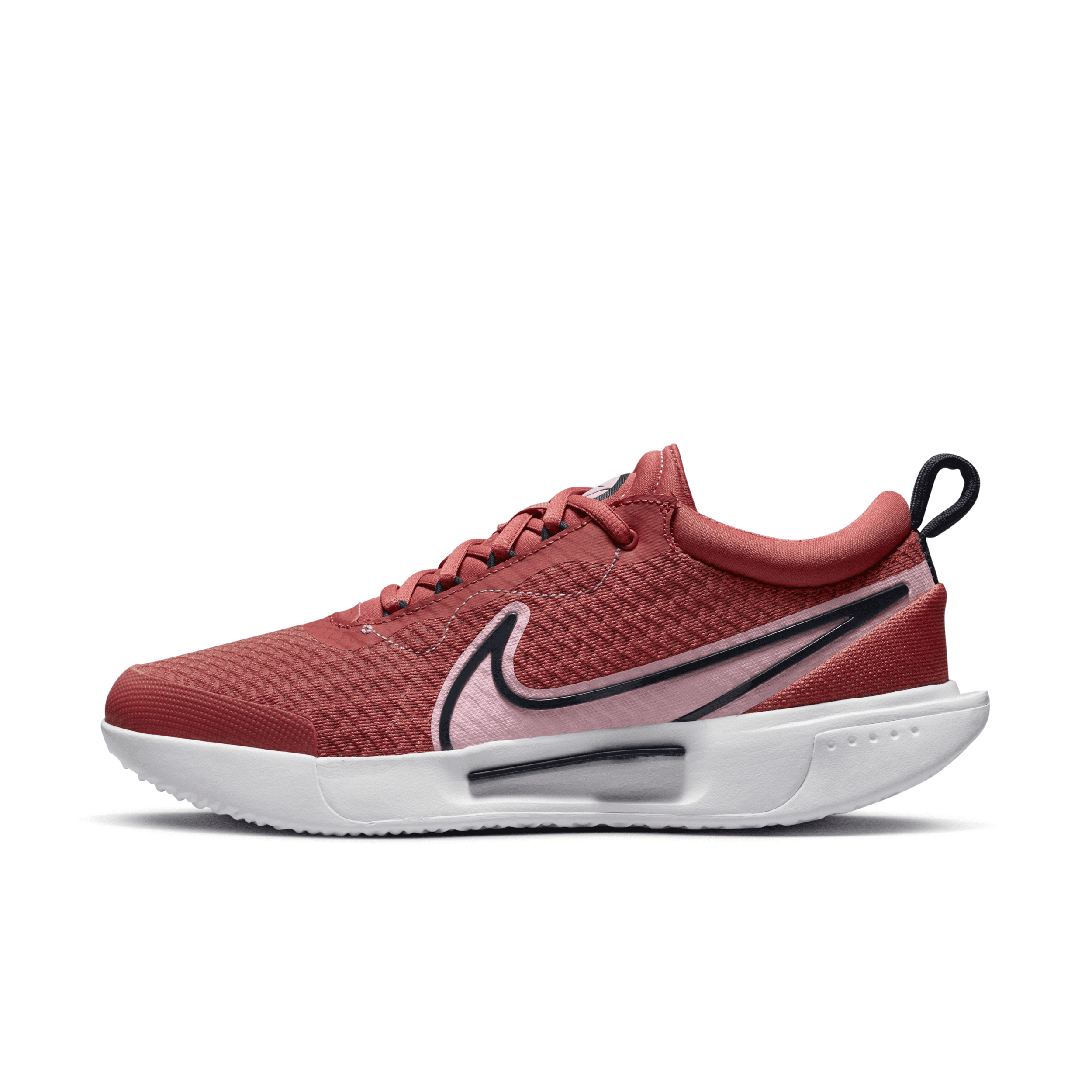 Nike Women's Court Air Zoom Pro Hard Court Tennis Shoes In Red