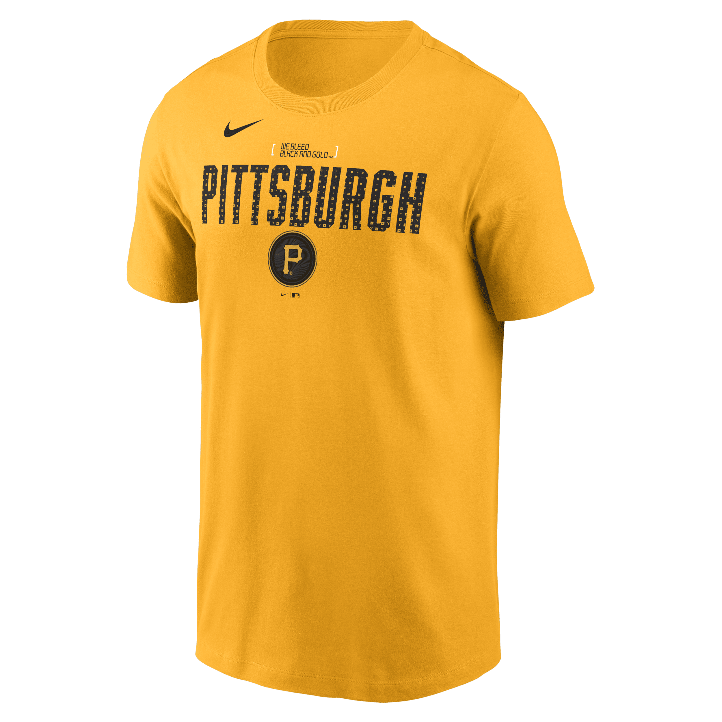 Shop Nike Pittsburgh Pirates City Connect  Men's Mlb T-shirt In Yellow