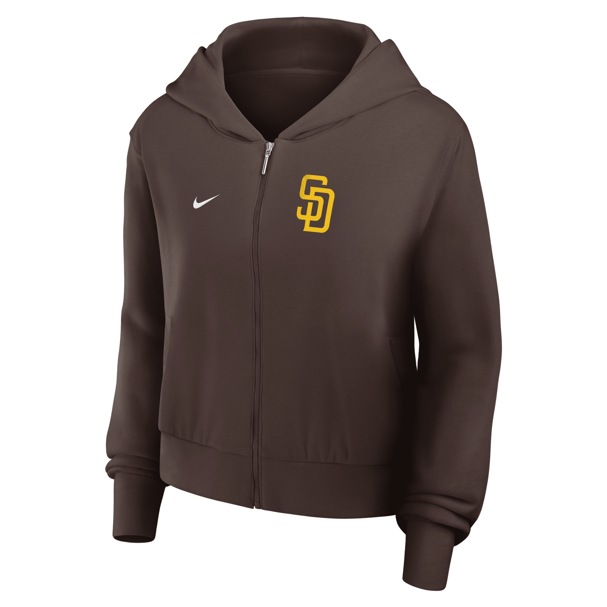 Nike San Diego Padres Womenâs  Women's Mlb Full-zip Hoodie In Brown
