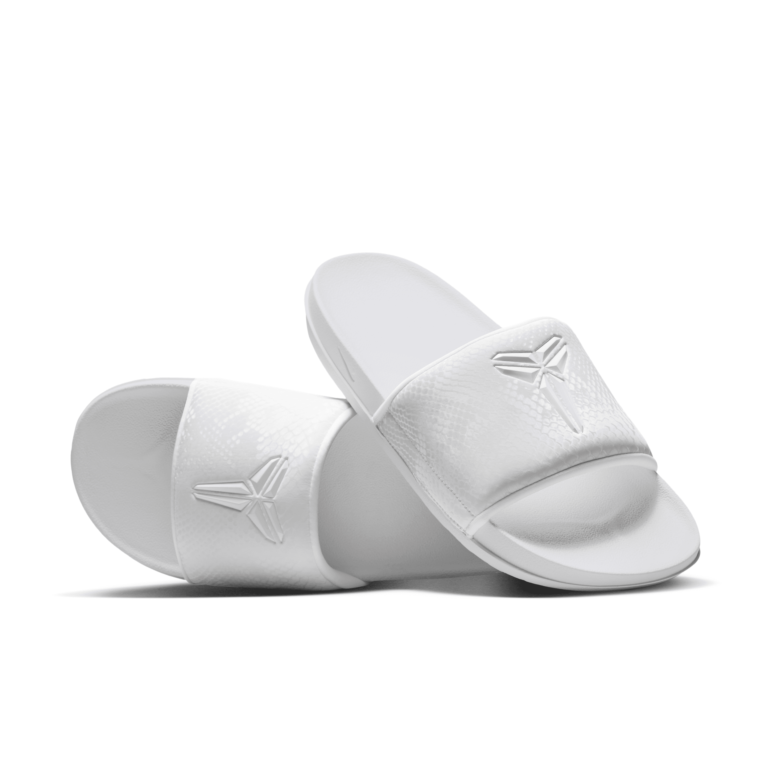 Nike Men's Kobe Offcourt Slides In White