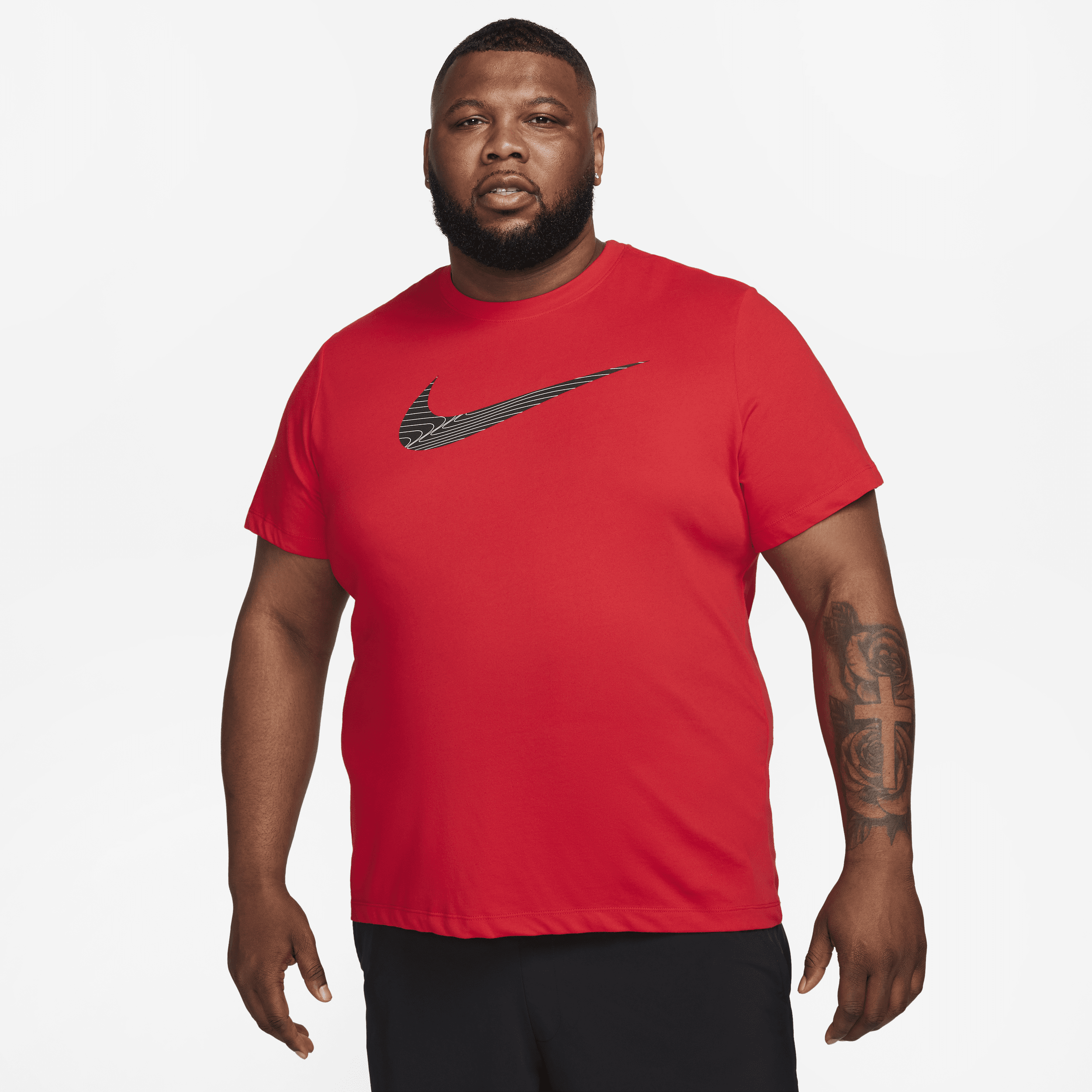 Nike Men's Dri-fit Fitness T-shirt In Red