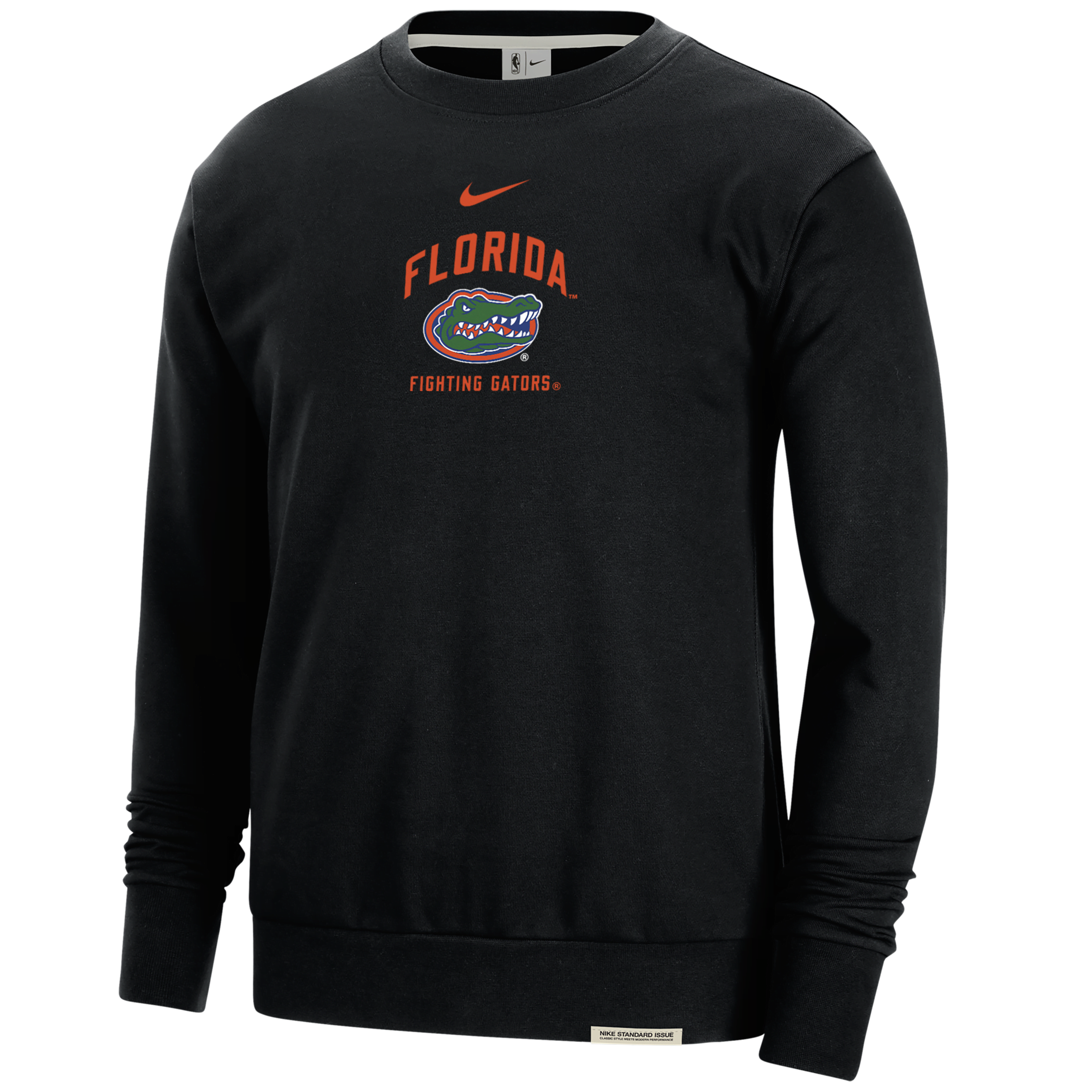 Nike Florida Standard Issue  Men's College Fleece Crew-neck Sweatshirt In Black