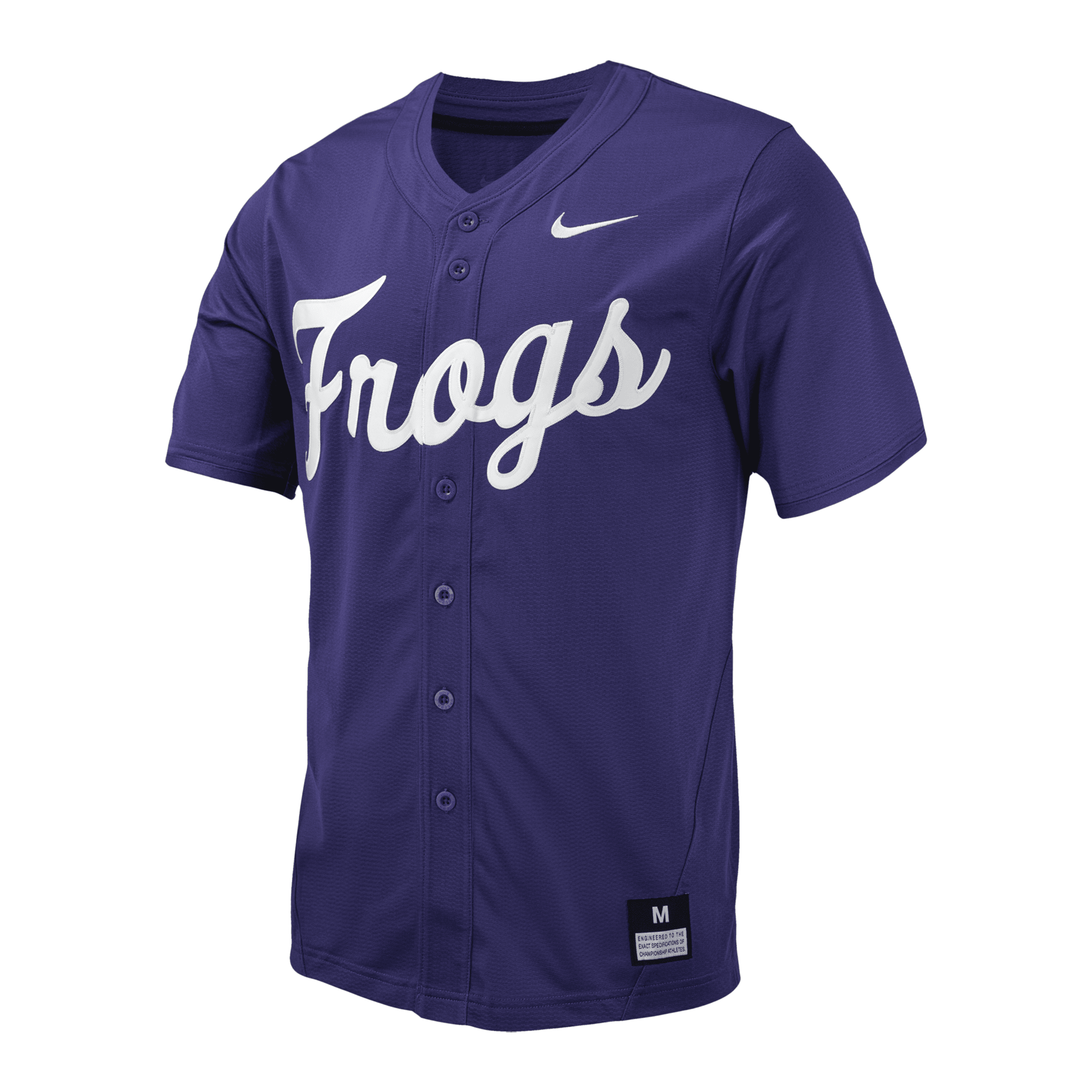 Shop Nike Tcu  Men's College Replica Baseball Jersey In Purple