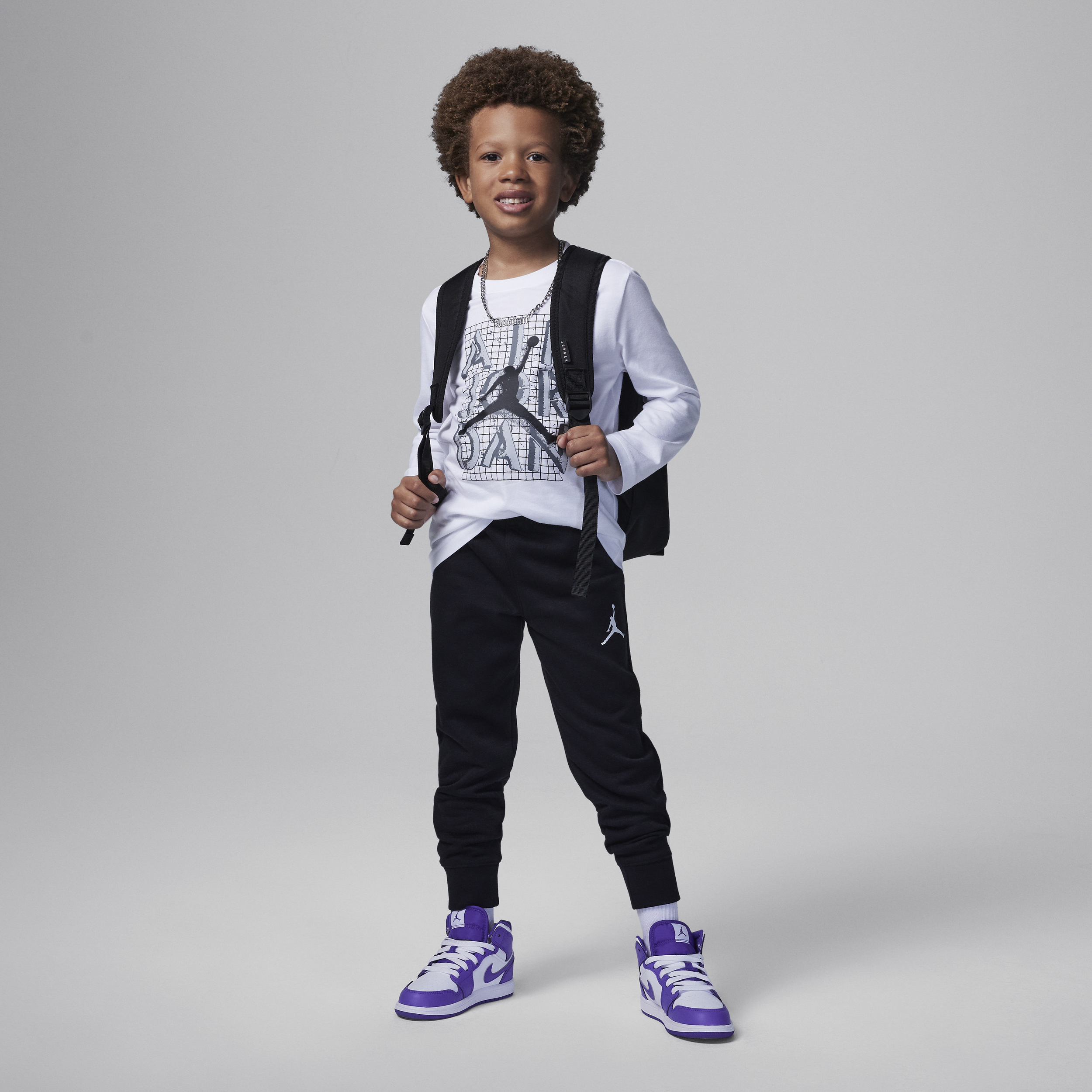 Jordan Air  Little Kids' Pants Set In Black