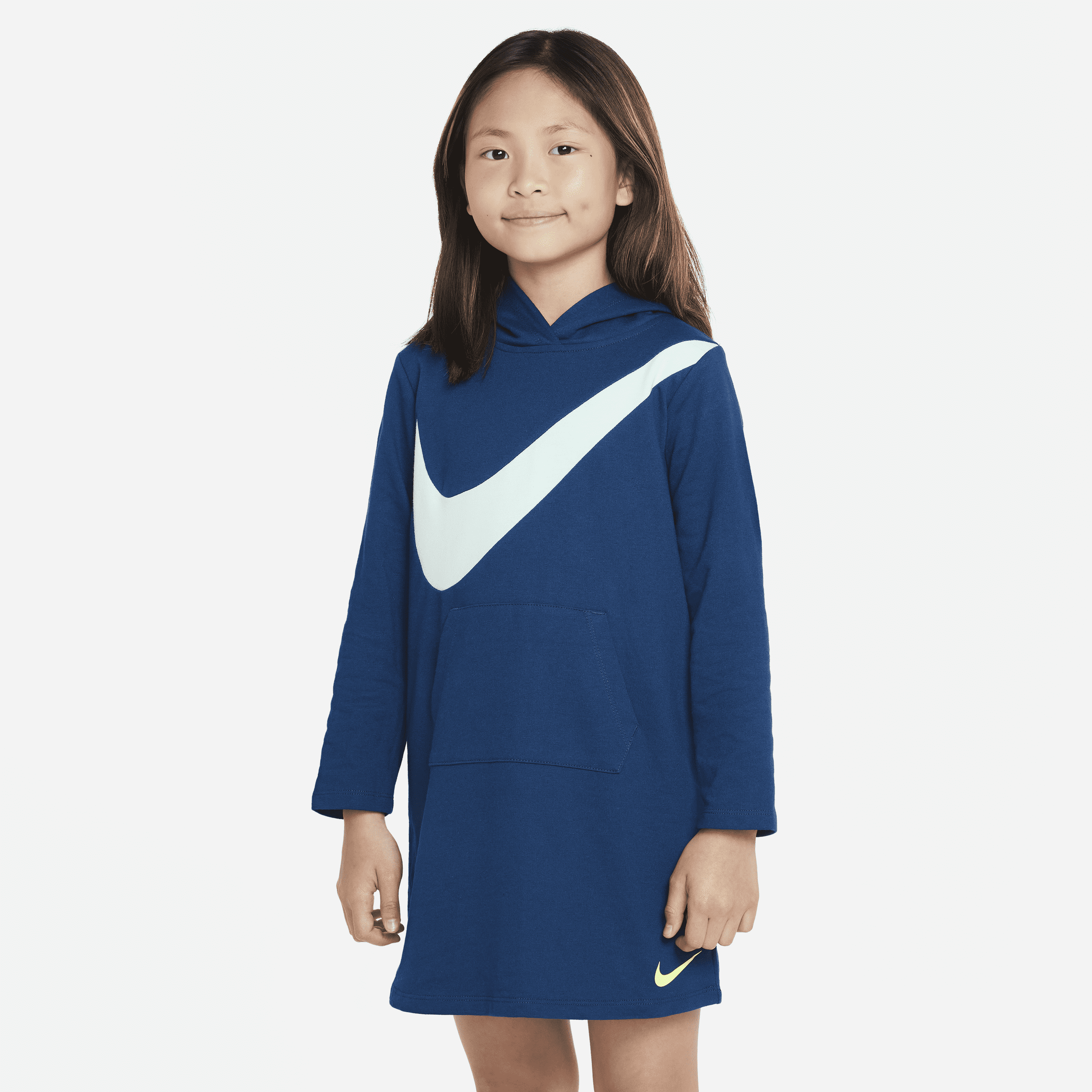 Nike Swoosh Essentials Dress Little Kids' Dress In Blue
