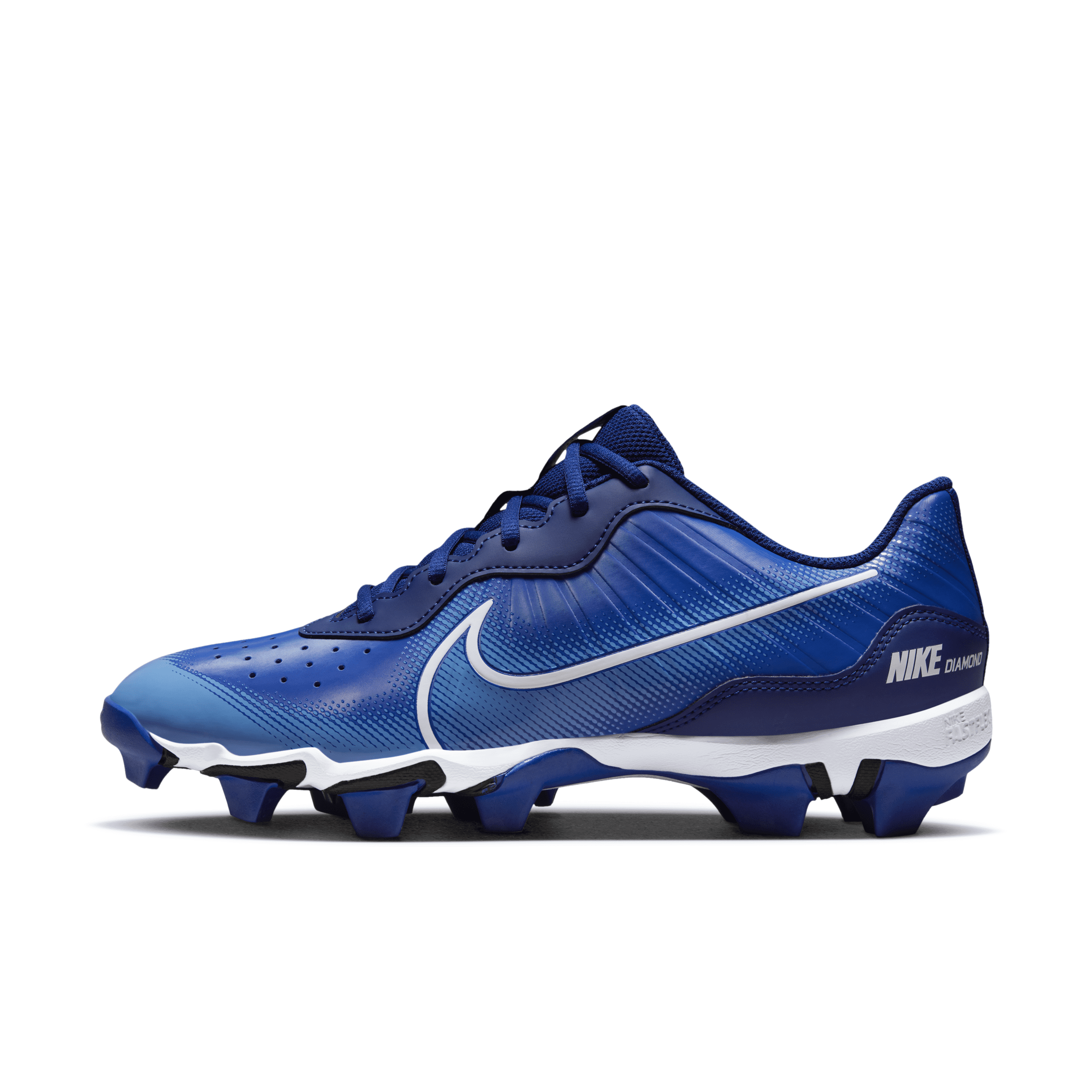 Nike Men's Alpha Huarache 4 Keystone Baseball Cleats In Blue