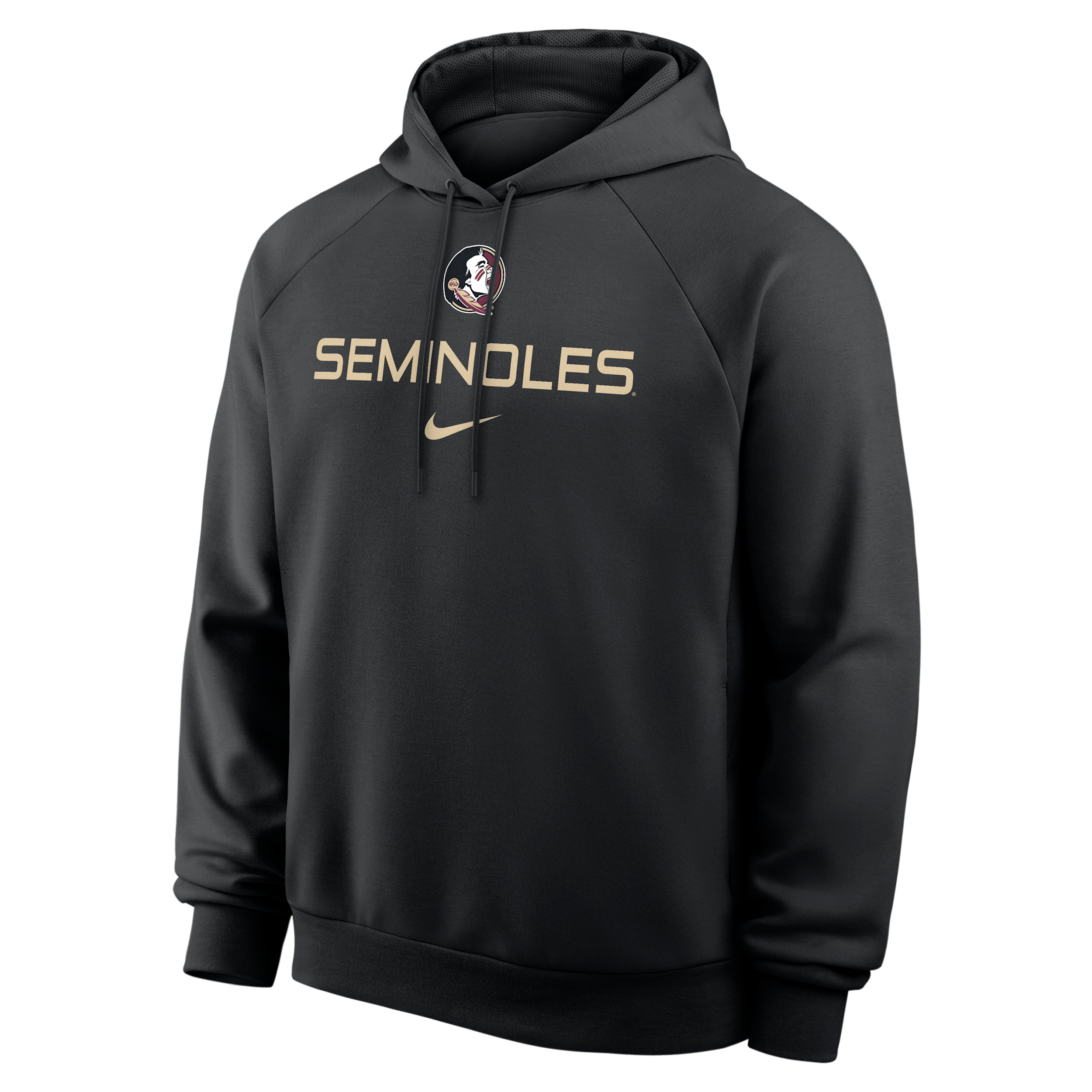 Florida State Premium Performance Nike Men's Dri-FIT College Pullover Hoodie in Black | 03EJ00AFTN-YT6