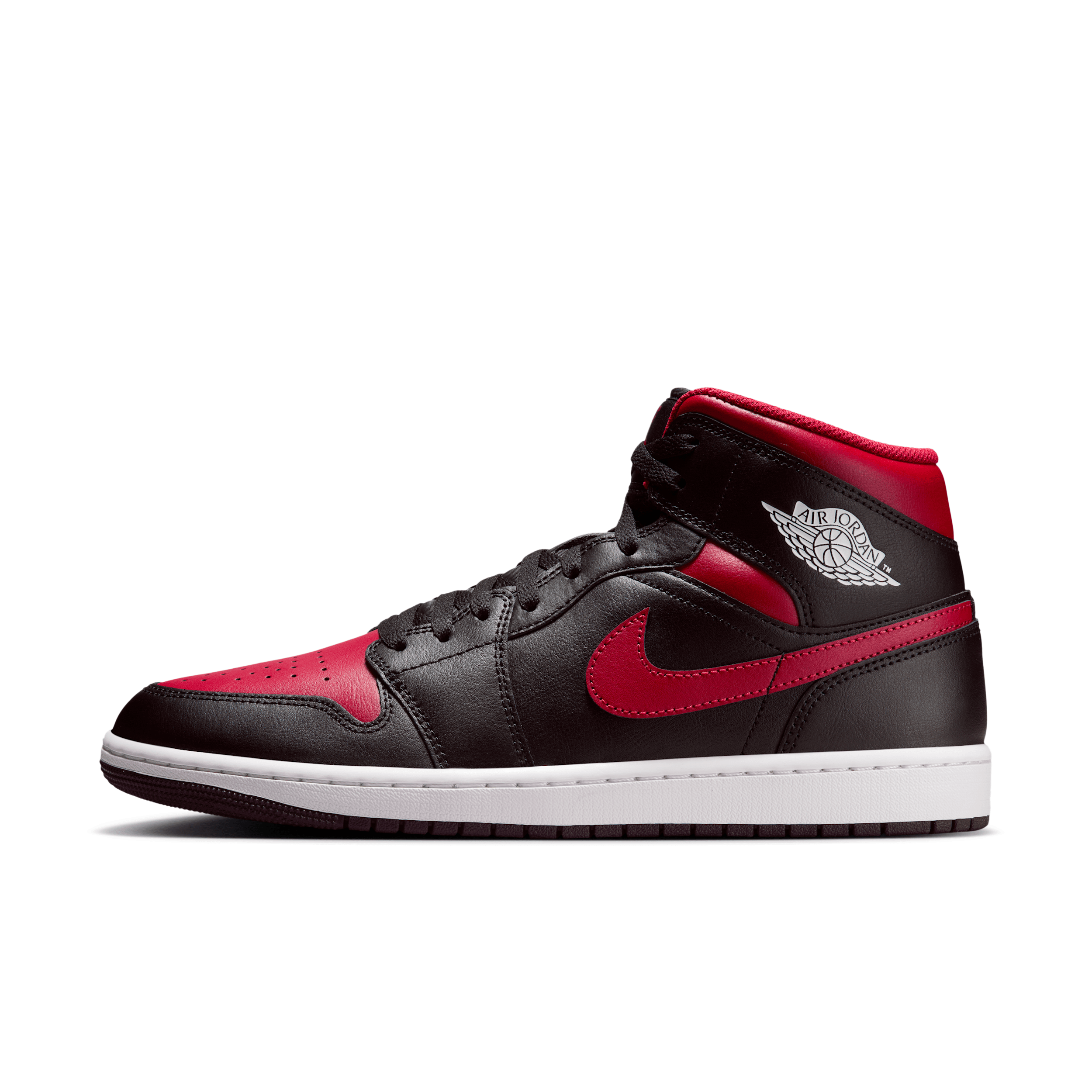 Jordan Men's Air 1 Mid Shoes In Black