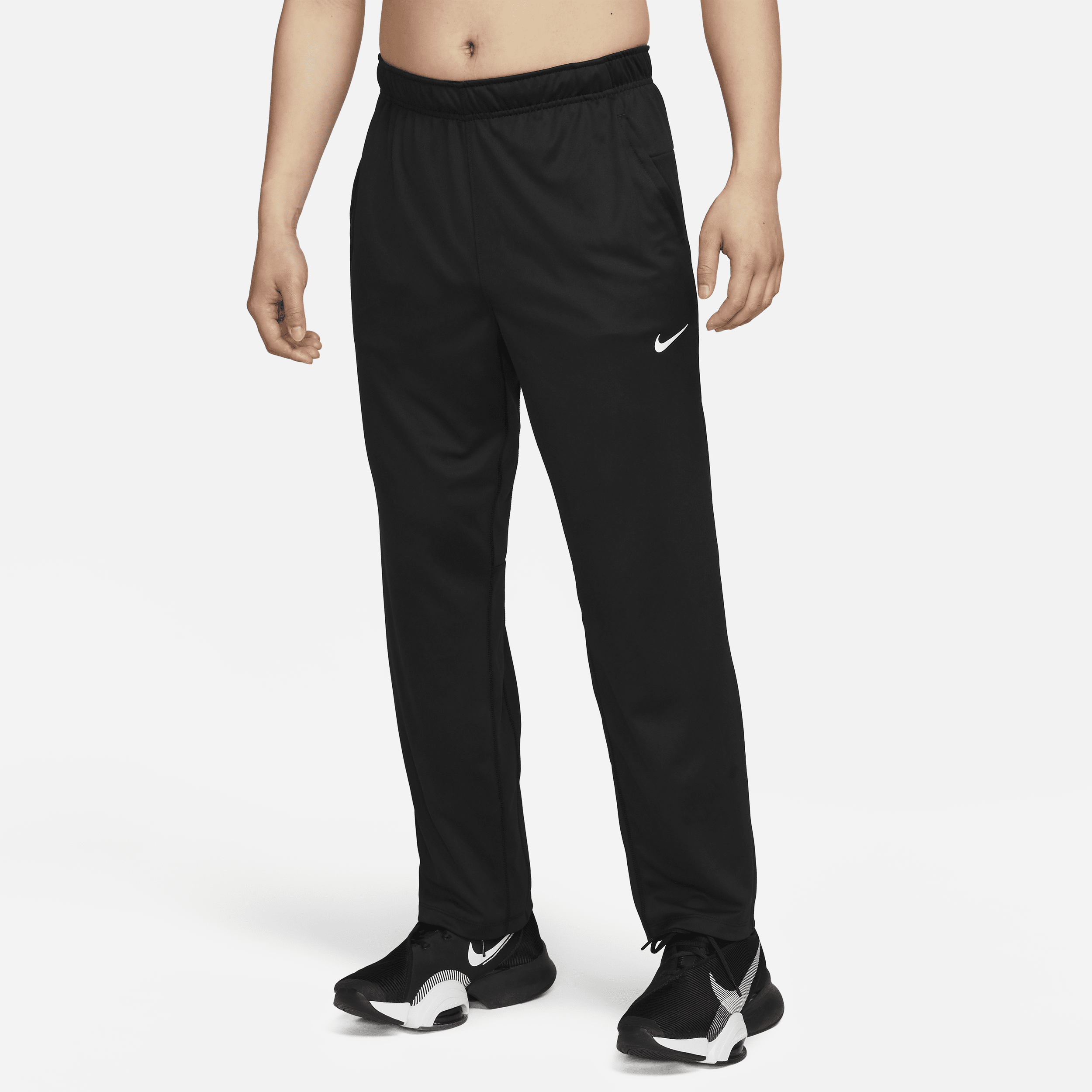 Nike Men's Totality Dri-fit Open Hem Versatile Pants In Black