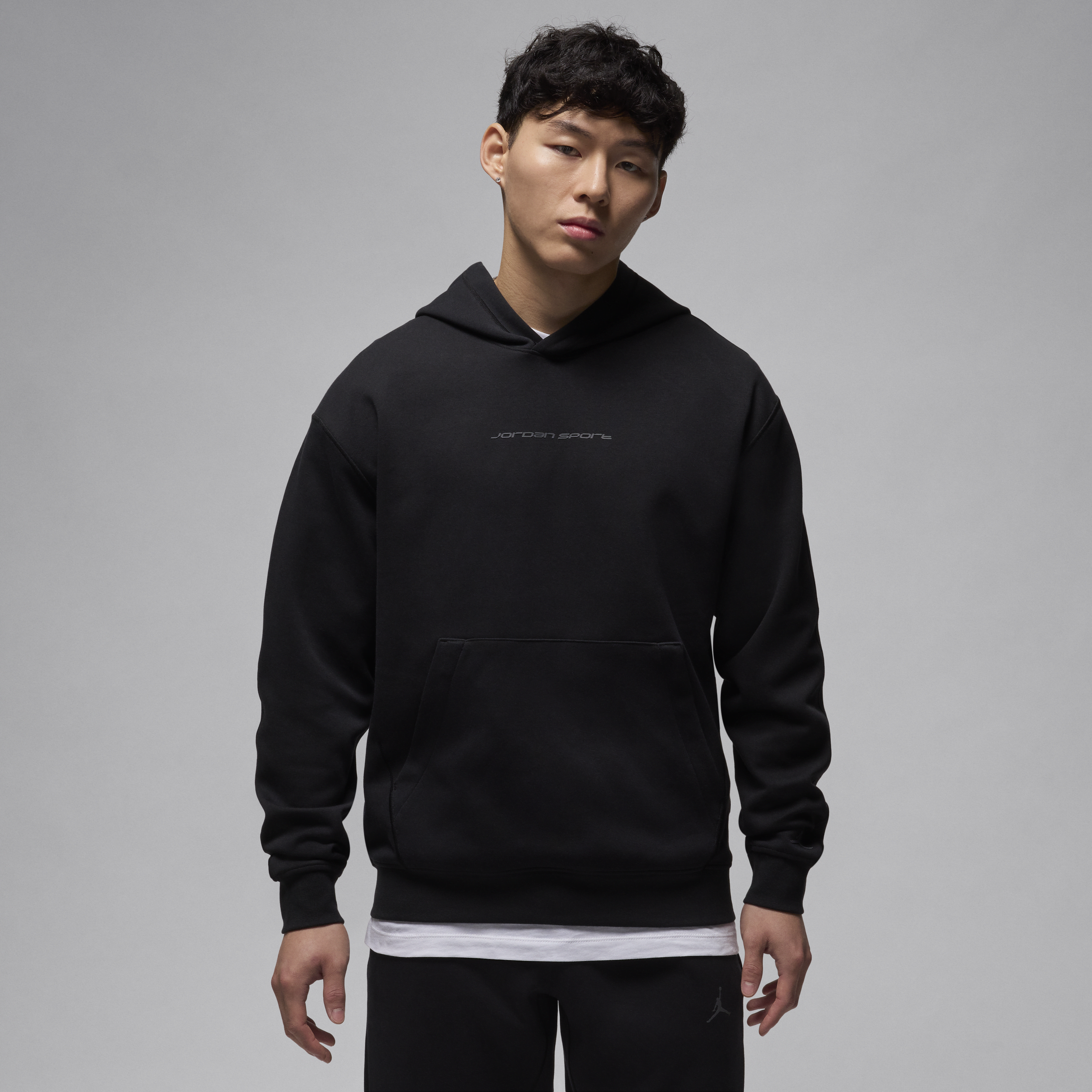 JORDAN MEN'S SPORT HOOP FLEECE DRI-FIT PULLOVER HOODIE 1015575020